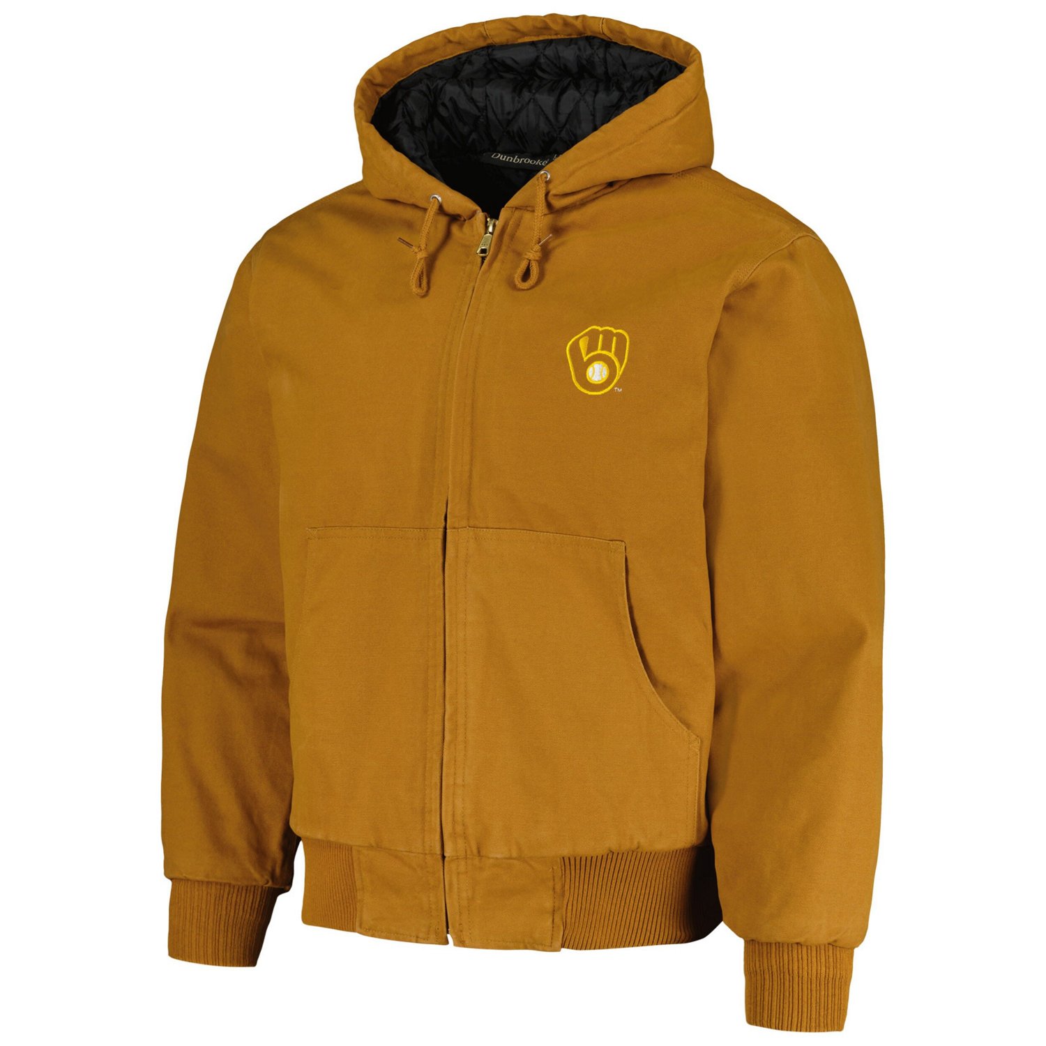 Dunbrooke Milwaukee Brewers Dakota Work Full-Zip Hoodie Jacket - view number 2