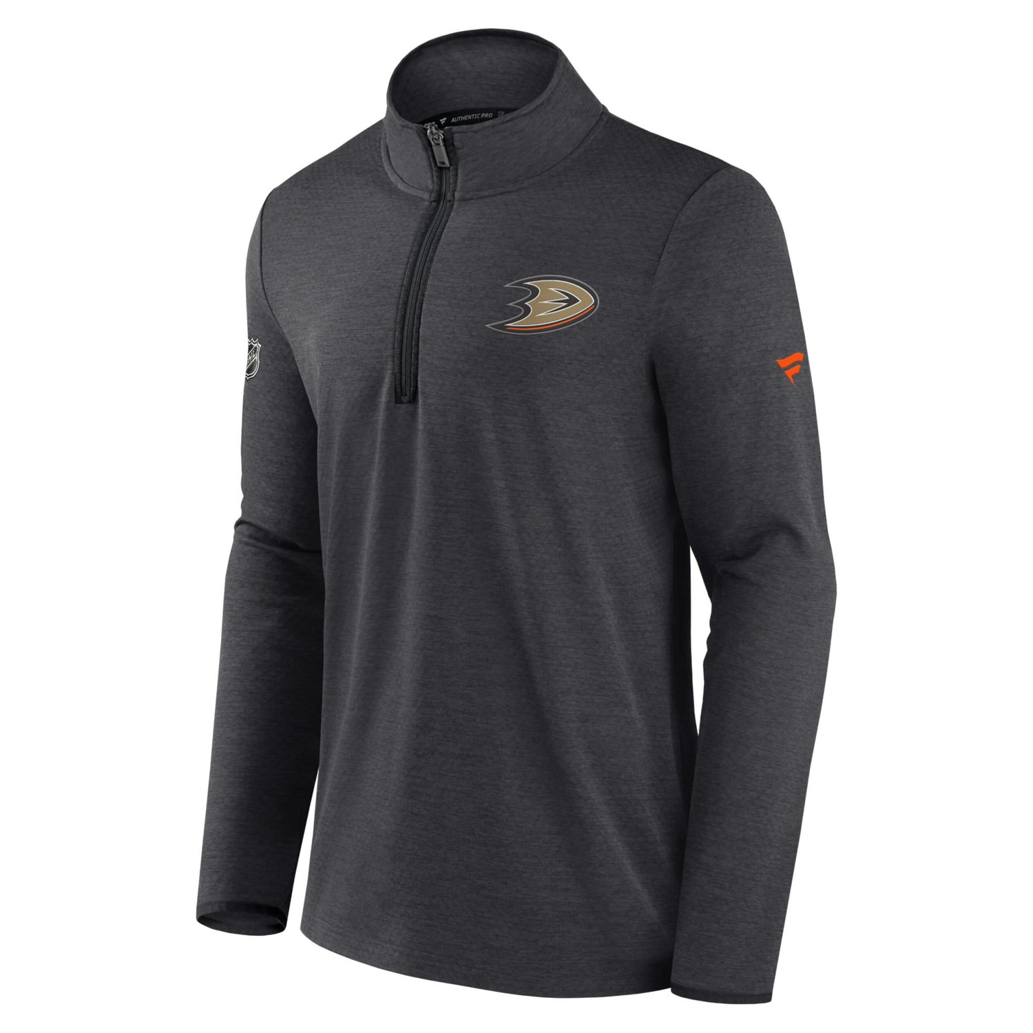 Fanatics Anaheim Ducks Authentic Pro Rink Quarter-Zip Jacket - view number 2