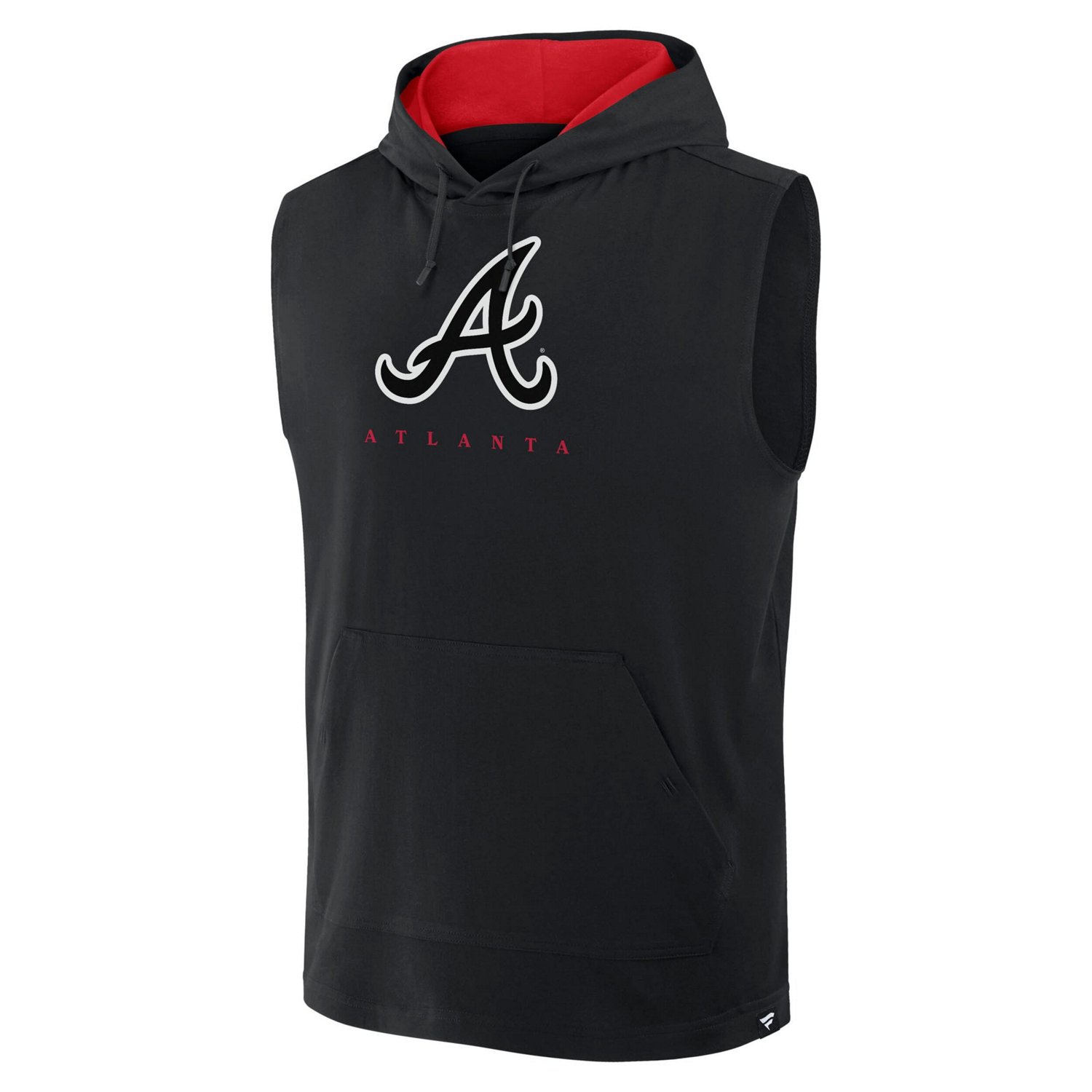 Fanatics Atlanta Braves Fire Speed Sleeveless Pullover Hoodie - view number 2