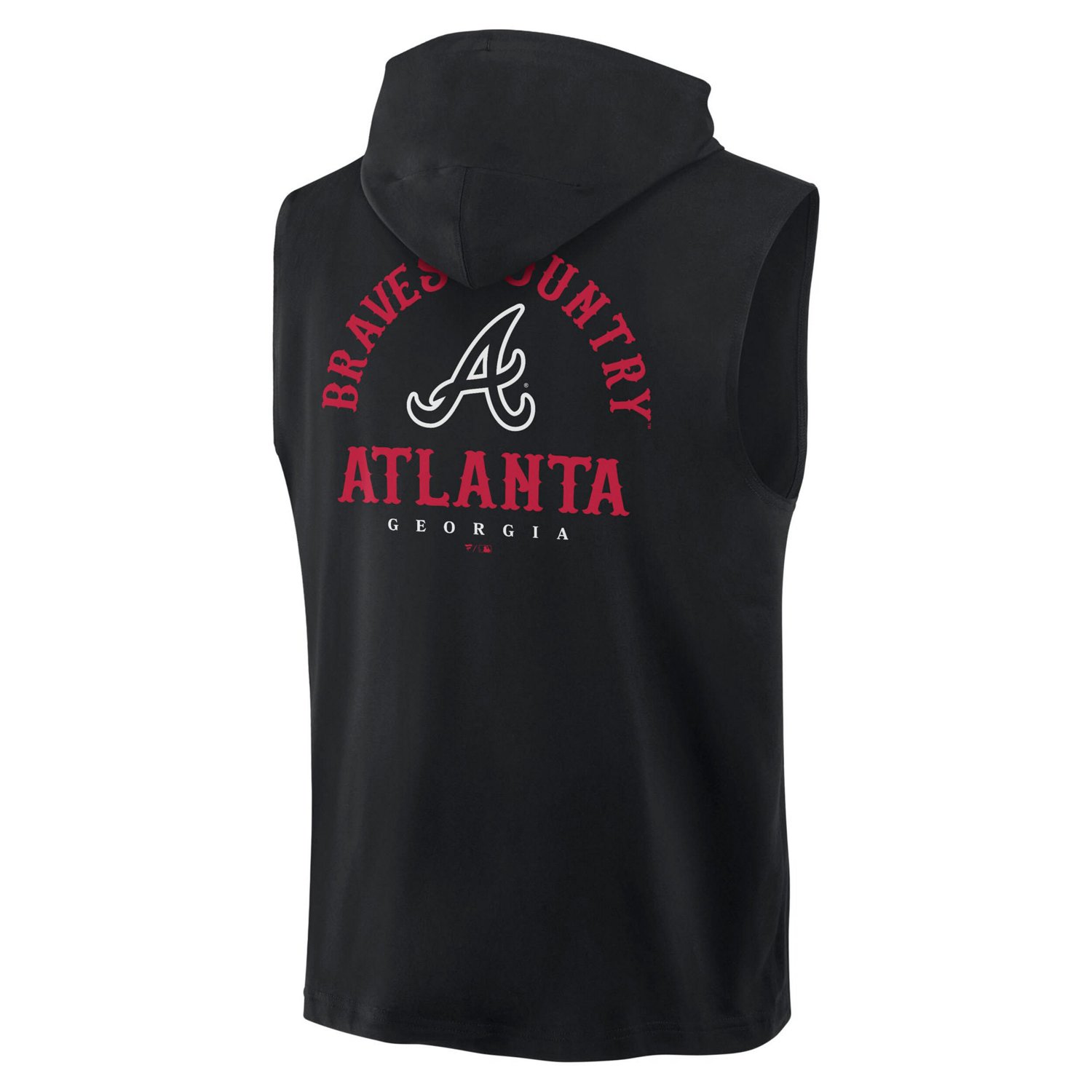 Fanatics Atlanta Braves Fire Speed Sleeveless Pullover Hoodie