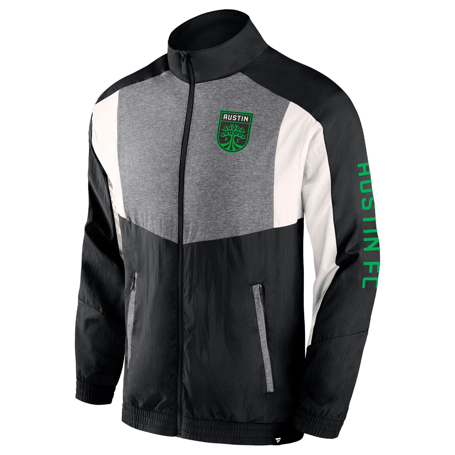 Fanatics Austin FC Net Goal Raglan Full-Zip Track Jacket