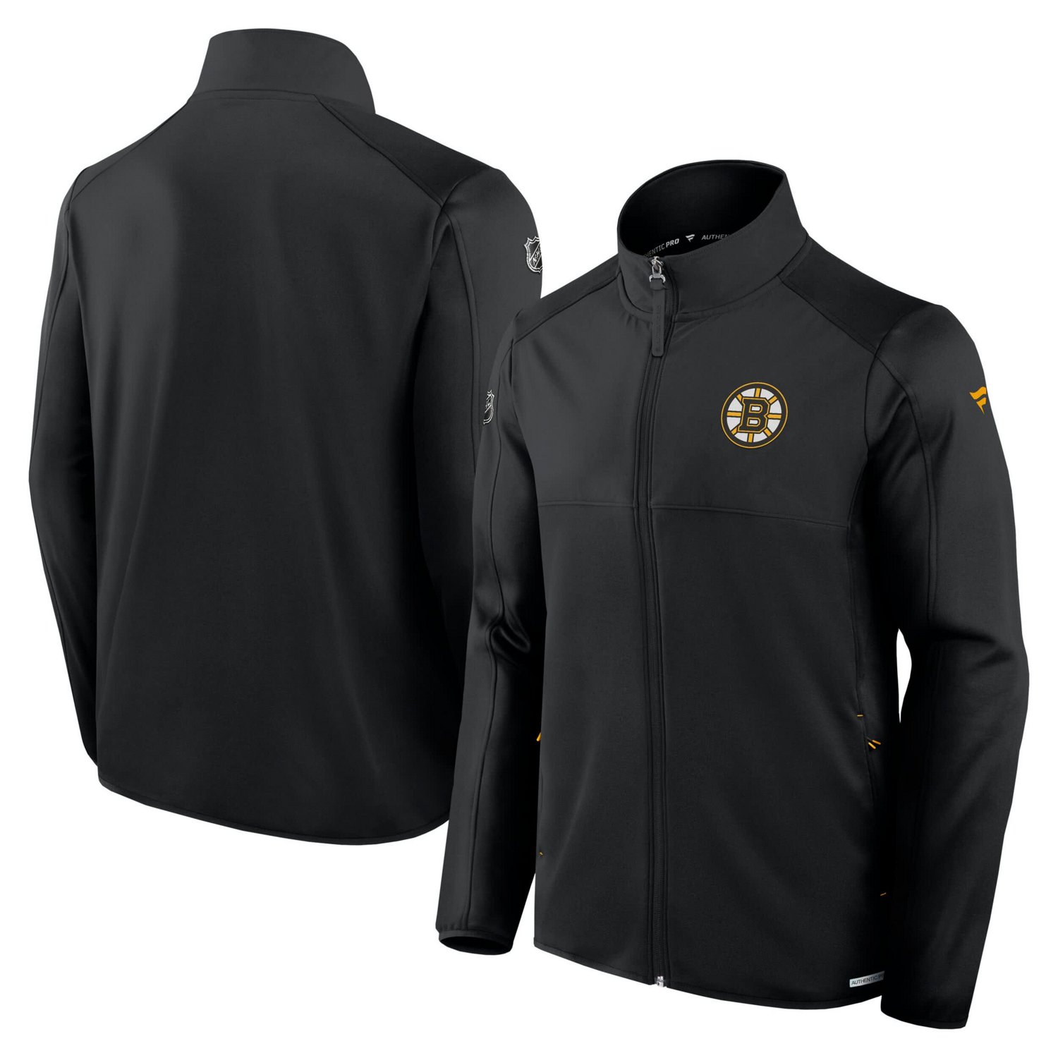 Fanatics Boston Bruins Authentic Pro Rink Fleece Full-Zip Jacket