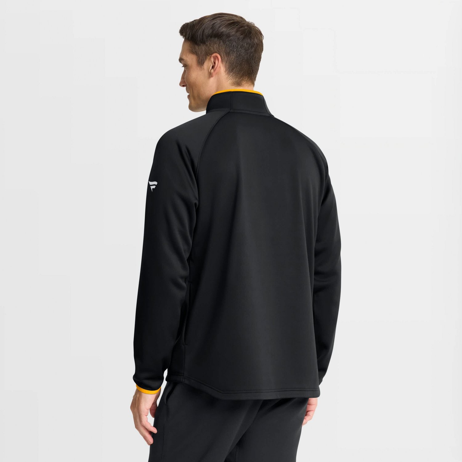 Fanatics Boston Bruins Authentic Pro Rink Raglan Quarter-Zip Pullover - view number 2