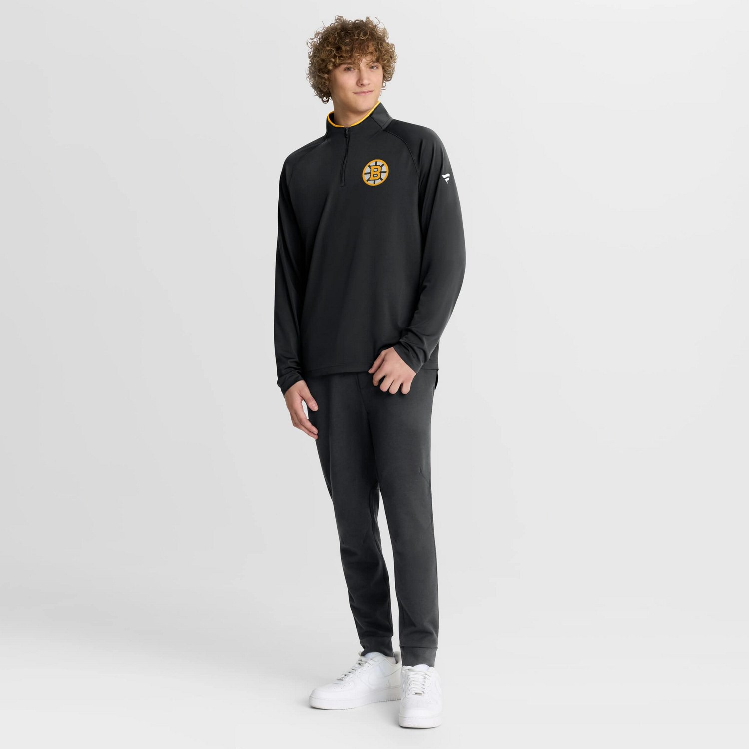 Fanatics Boston Bruins Authentic Pro Rink Training Quarter-Zip Pullover