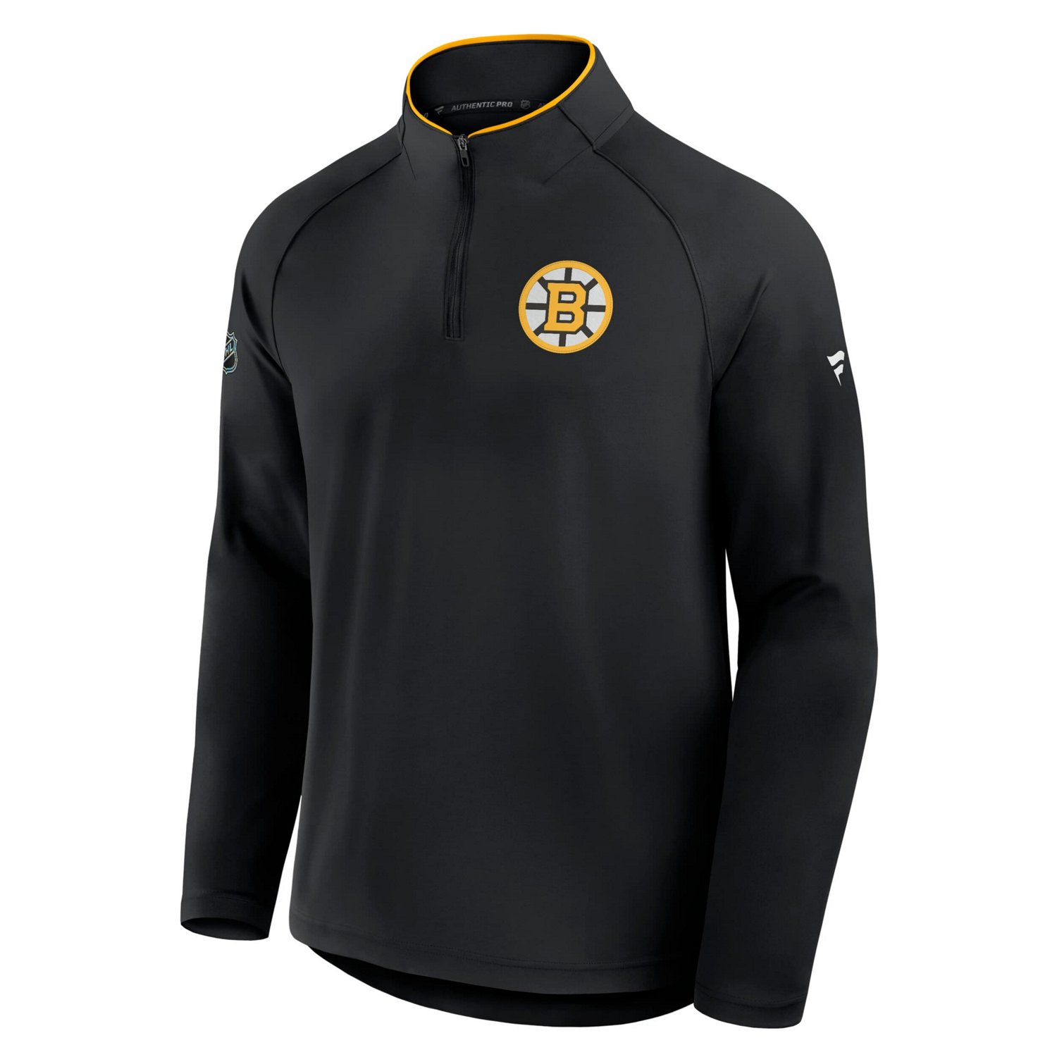 Fanatics Boston Bruins Authentic Pro Rink Training Quarter-Zip Pullover