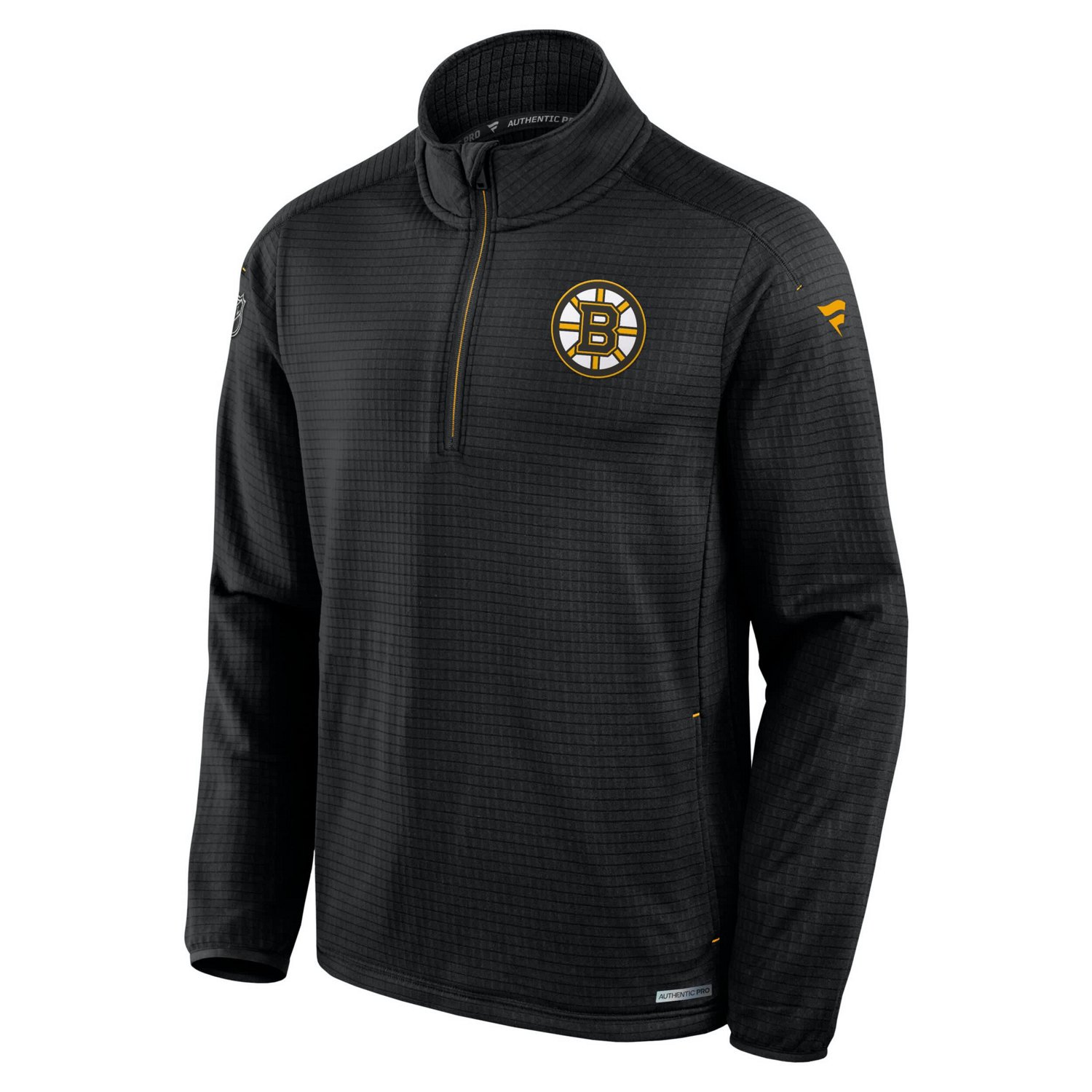 Fanatics Boston Bruins Big  Tall Authentic Pro Quarter-Zip Top
