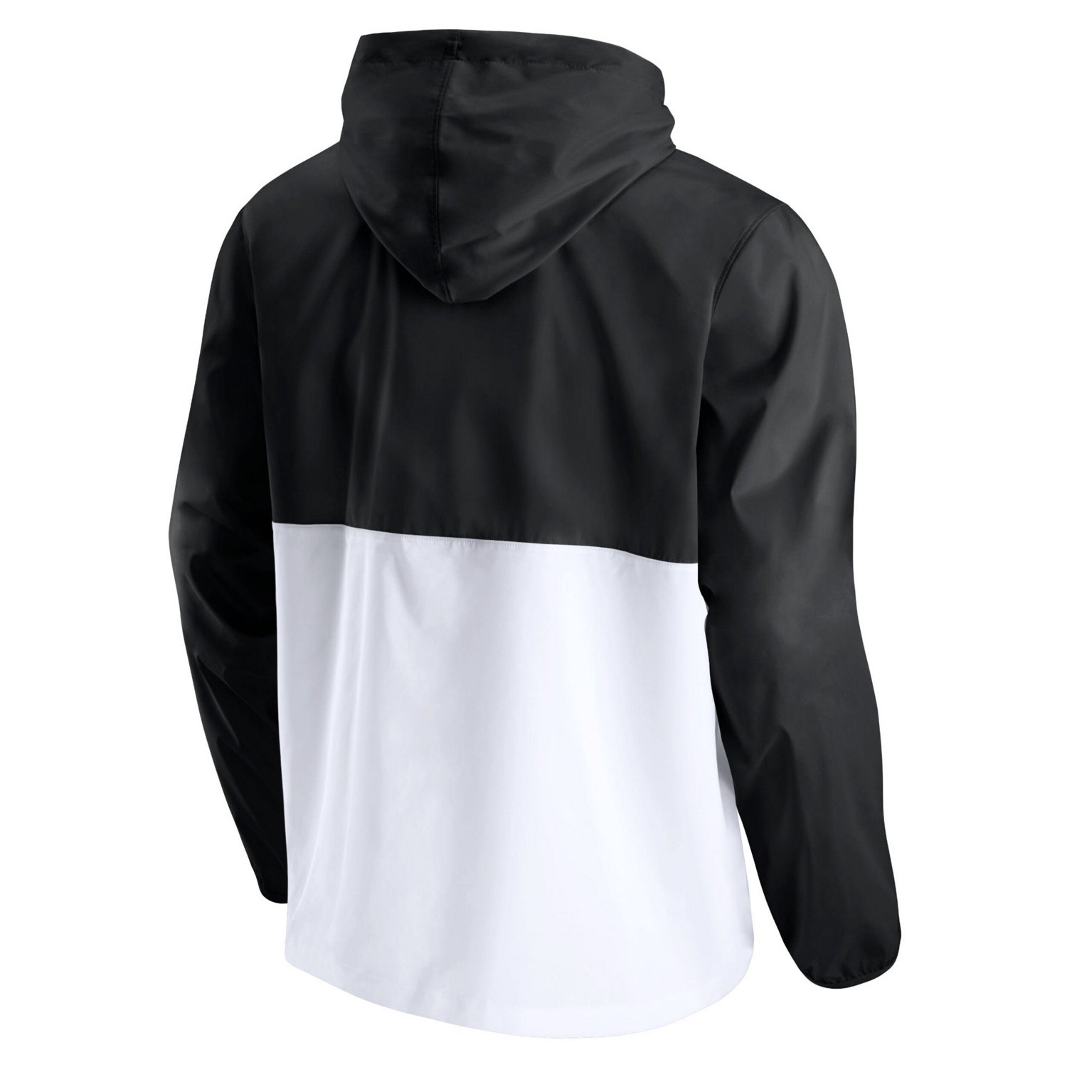 Fanatics Branded /White Brooklyn Nets Anorak Block Party Windbreaker Half-Zip Hoodie Jacket                                      - view number 3