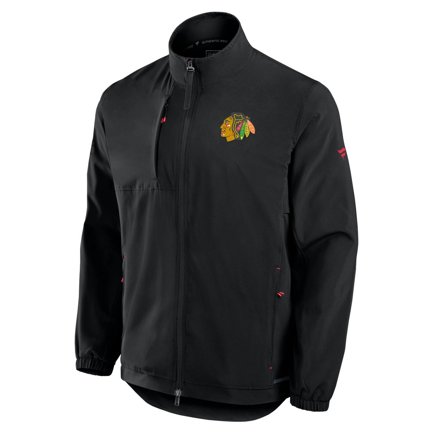 Fanatics Chicago hawks Authentic Pro Rink Coaches Full-Zip Jacket                                                                - view number 2