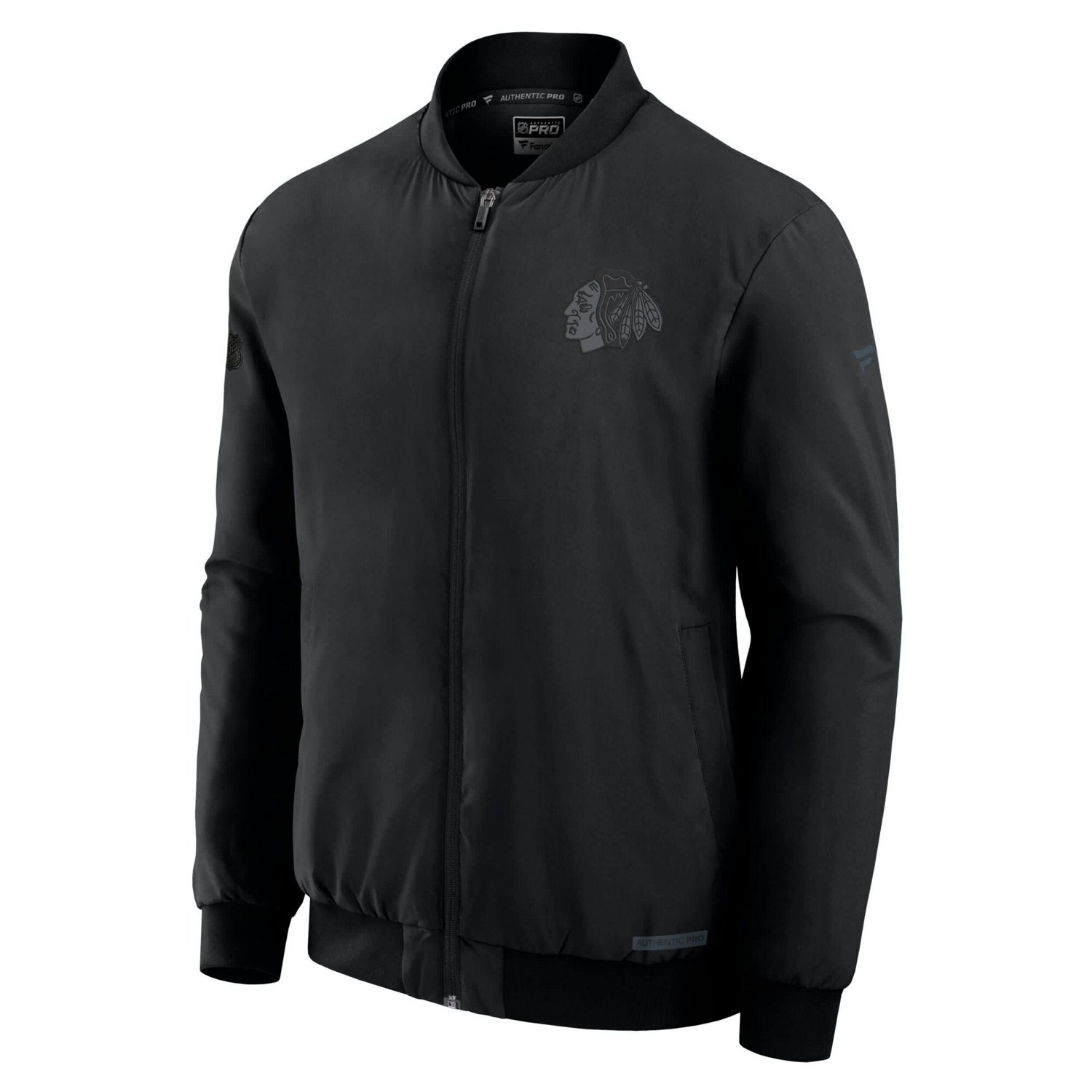 Fanatics Chicago hawks Authentic Pro Road Full-Zip Bomber Jacket                                                                 - view number 2