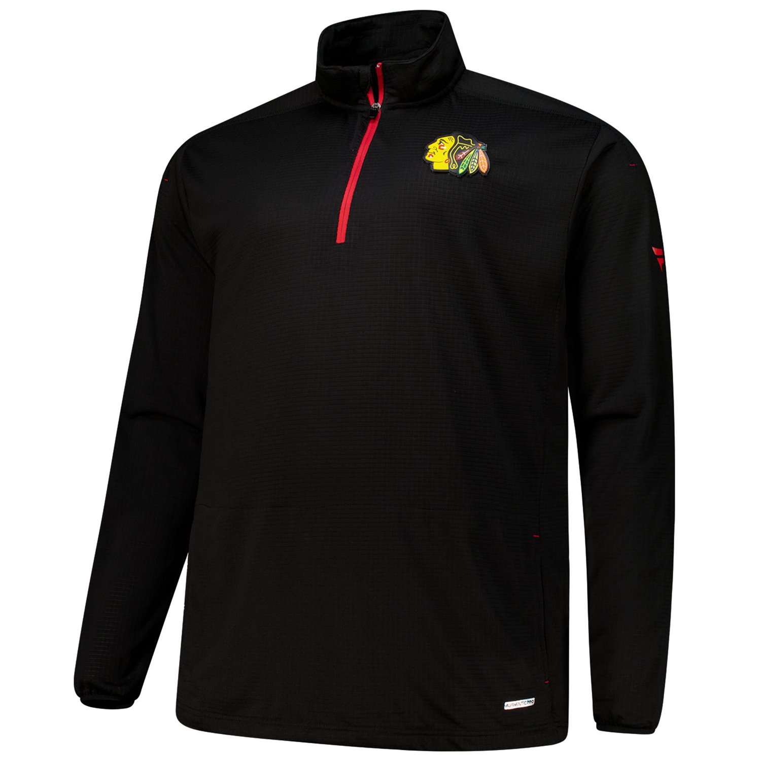 Fanatics Chicago hawks Big  Tall Authentic Pro Quarter-Zip Top - view number 2