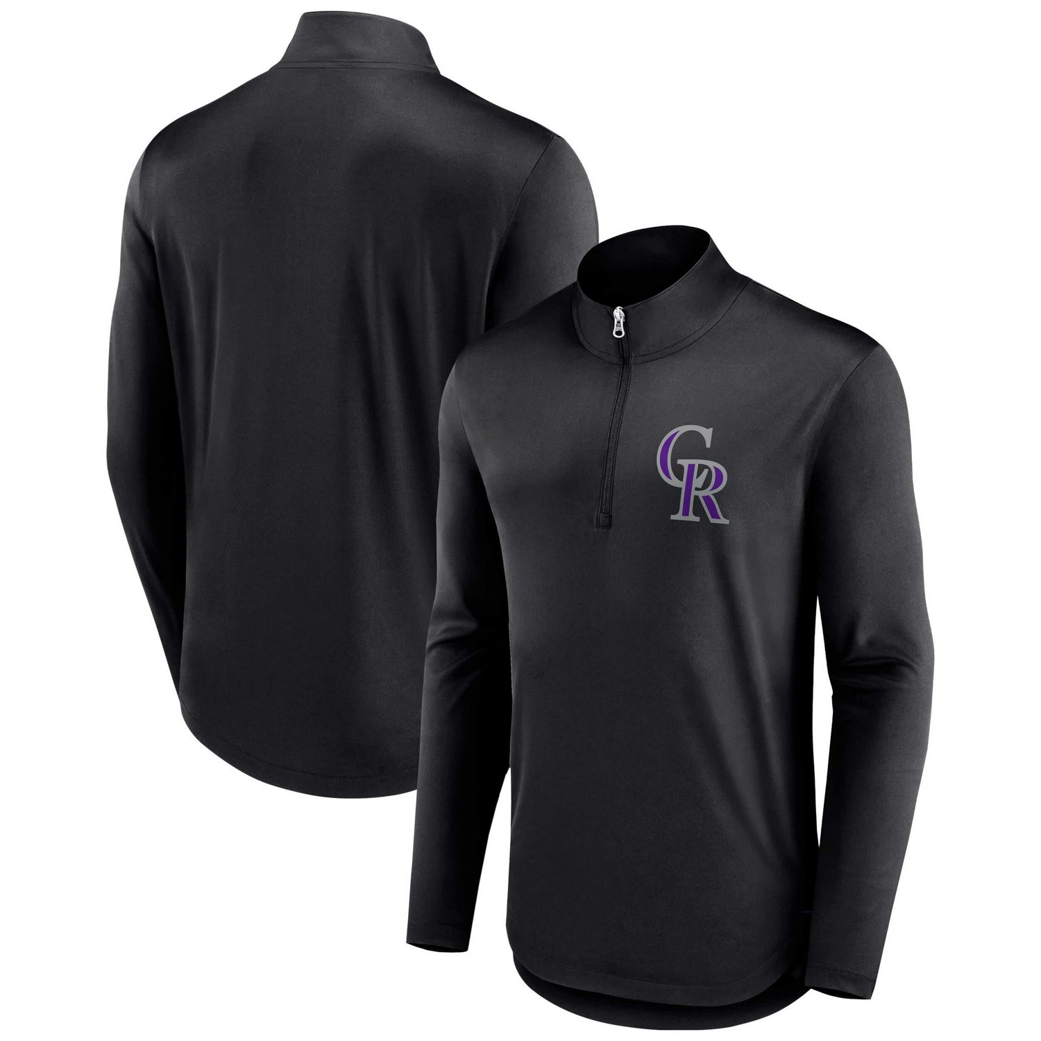 Fanatics Colorado Rockies Tough Minded Lightweight Quarter-Zip Pullover