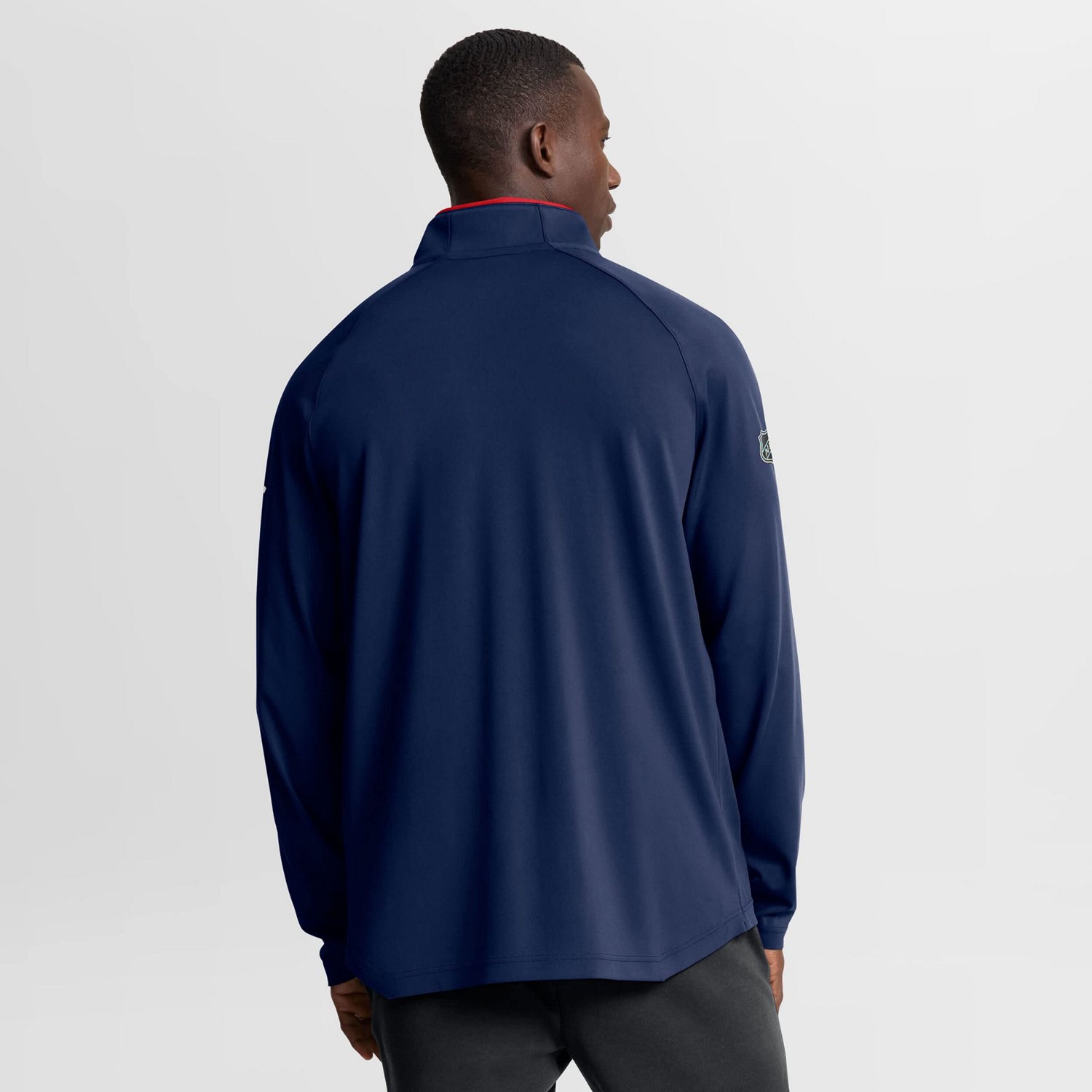 Fanatics Columbus Blue Jackets Authentic Pro Rink Training Quarter-Zip Pullover - view number 2