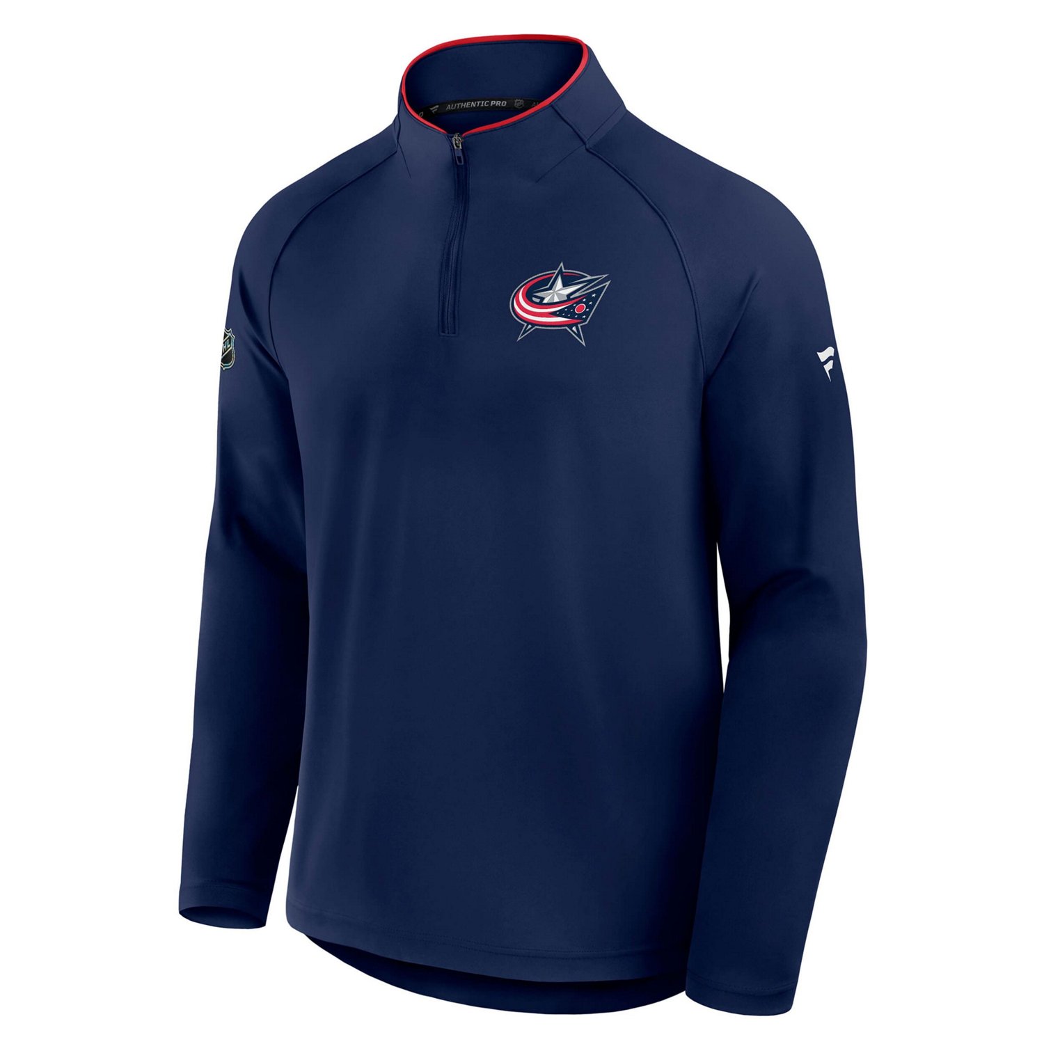 Fanatics Columbus Blue Jackets Authentic Pro Rink Training Quarter-Zip Pullover - view number 4