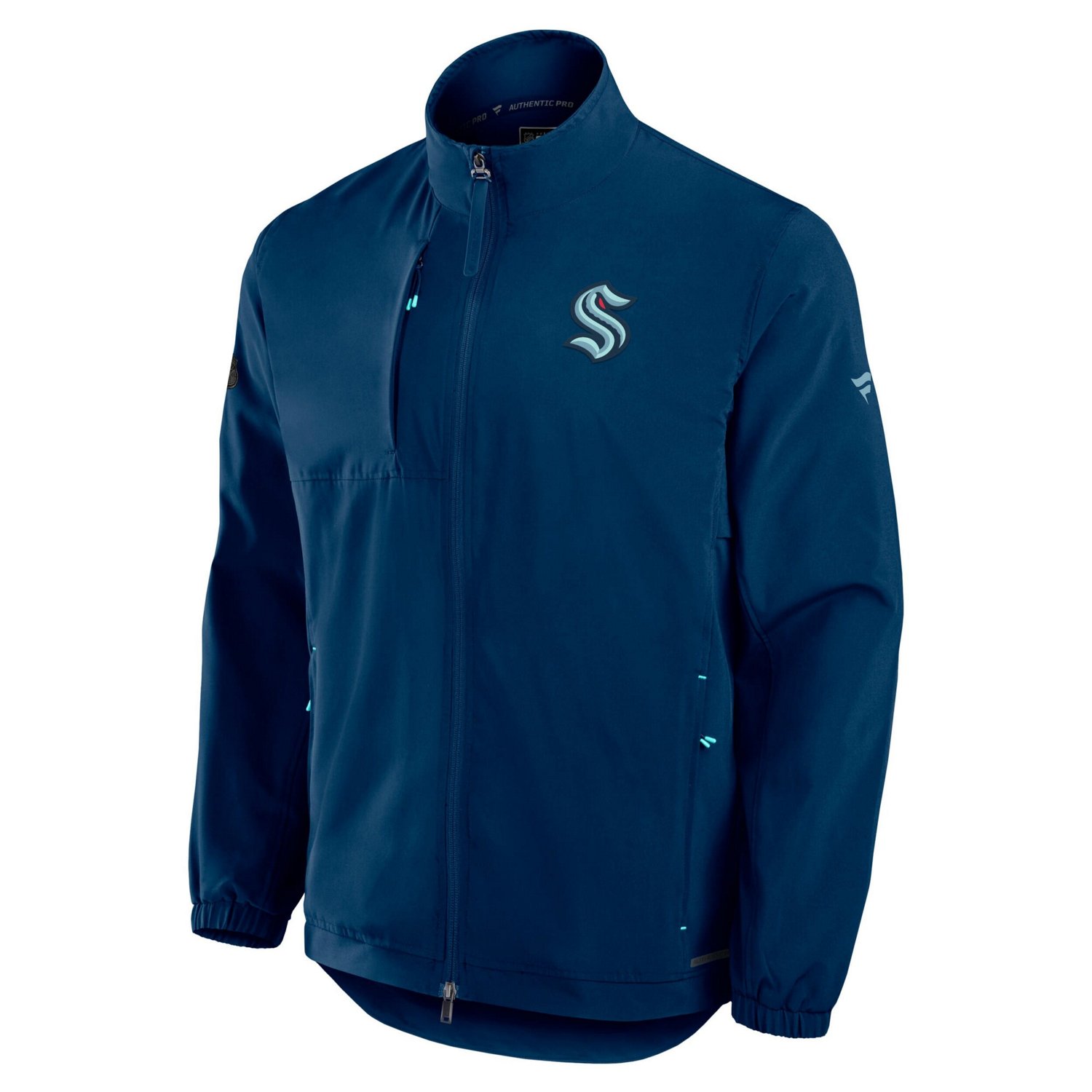 Fanatics Deep Sea Seattle Kraken Authentic Pro Rink Coaches Full-Zip Jacket                                                      - view number 2