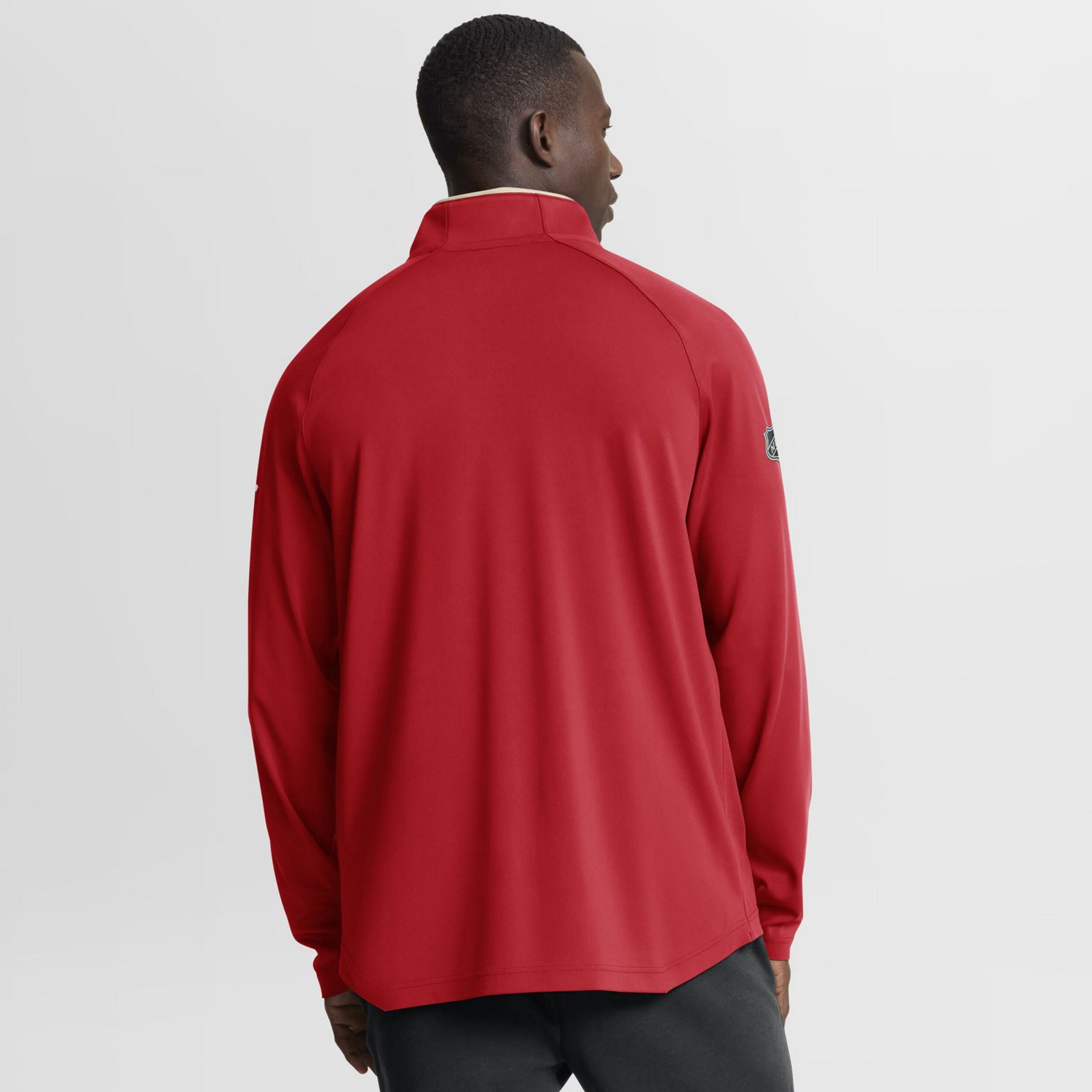 Fanatics Detroit Wings Authentic Pro Rink Training Centennial Raglan Quarter-Zip Pullover - view number 2