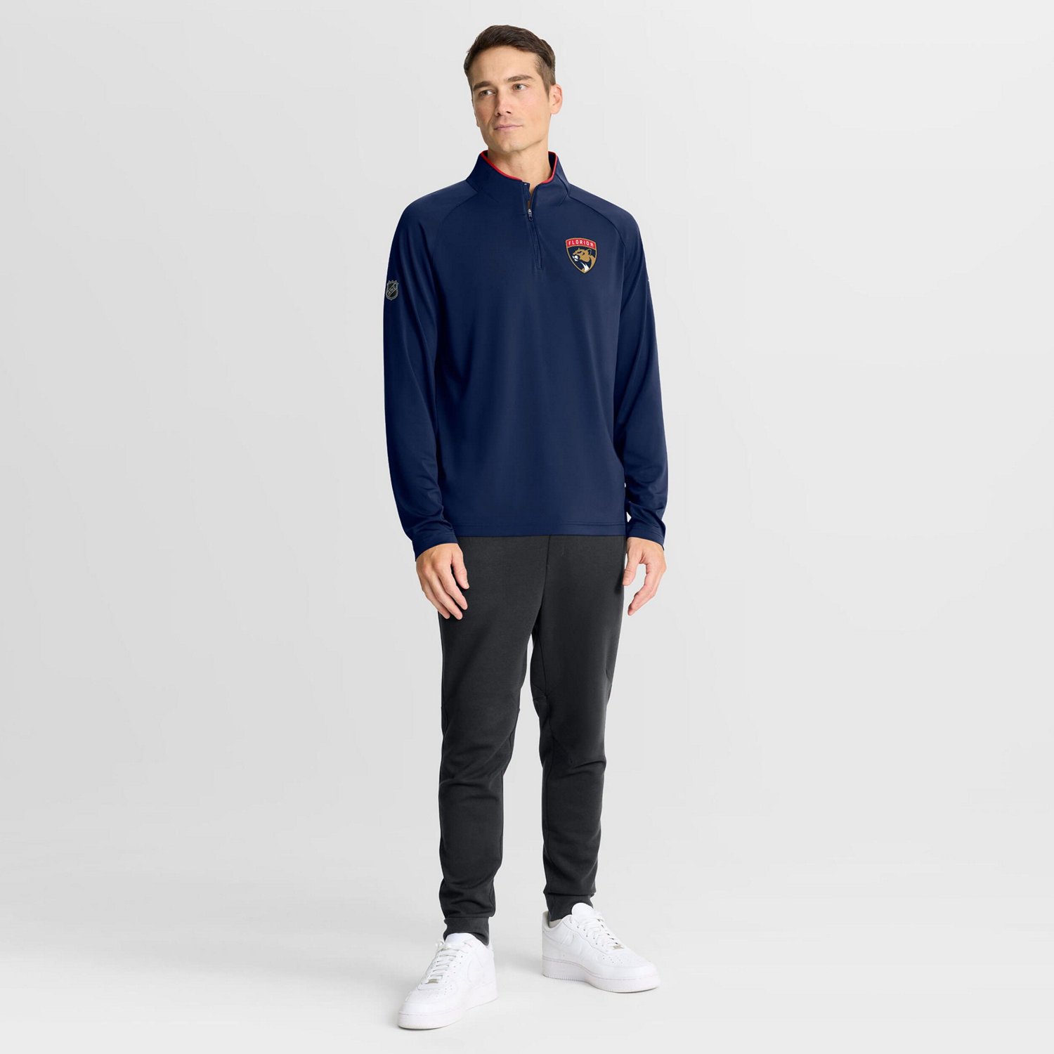 Fanatics Florida Panthers Authentic Pro Rink Training Quarter-Zip Pullover - view number 3
