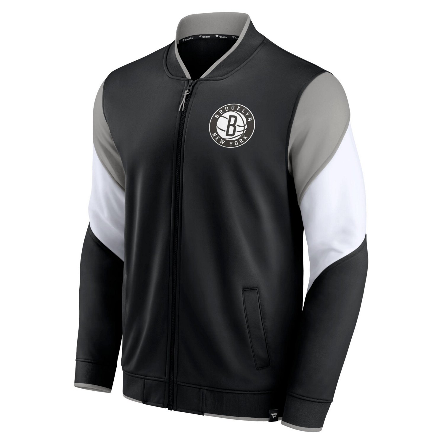 Fanatics /Gray Brooklyn Nets League Best Performance Full-Zip Jacket                                                             - view number 2