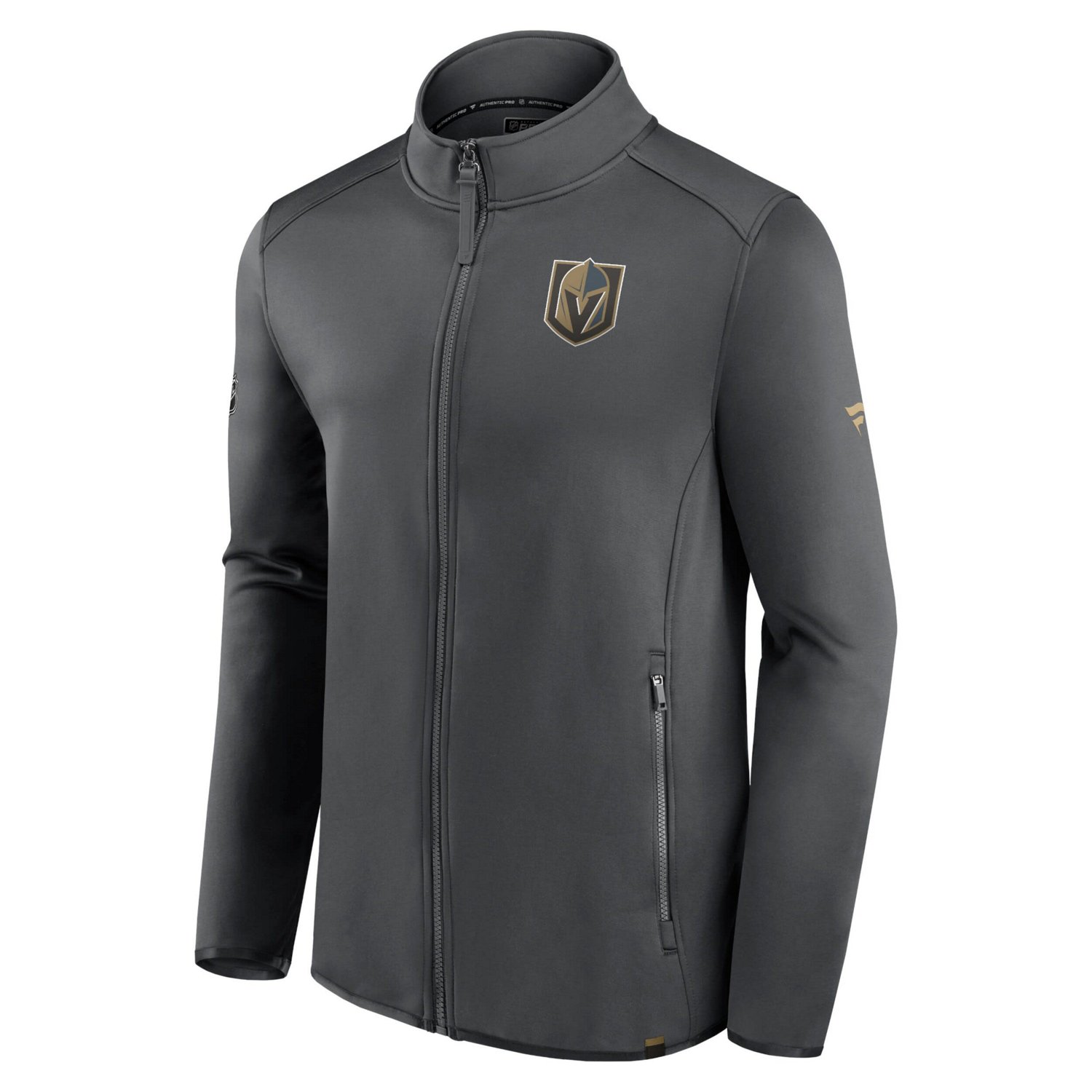 Fanatics Gray Vegas Golden Knights Authentic Pro Full-Zip Jacket
