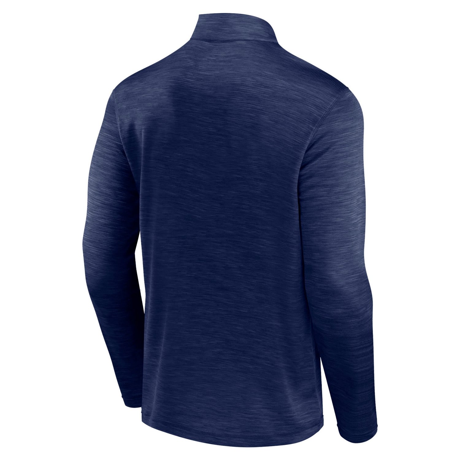 Fanatics Heather Milwaukee Brewers Fundamentals Quarter-Zip Pullover - view number 3