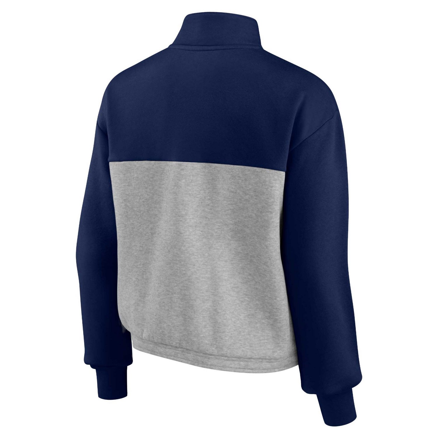 Fanatics /Heathered Gray Cal Bears Sideline to Sideline Colorblock Quarter-Zip Jacket - view number 3