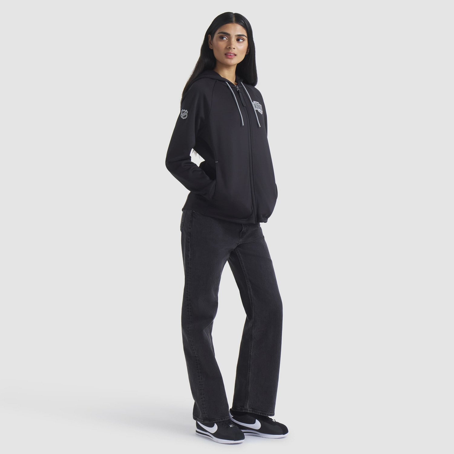 Fanatics Los Angeles Kings Authentic Pro Rink Raglan Full-Zip Hoodie - view number 3