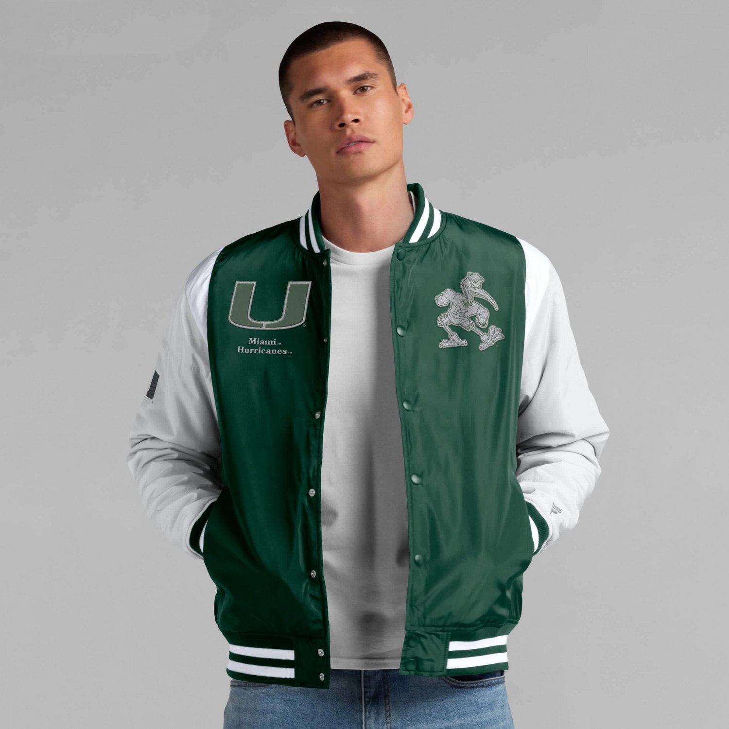 Fanatics Miami Hurricanes Elements Elite Full-Snap Jacket