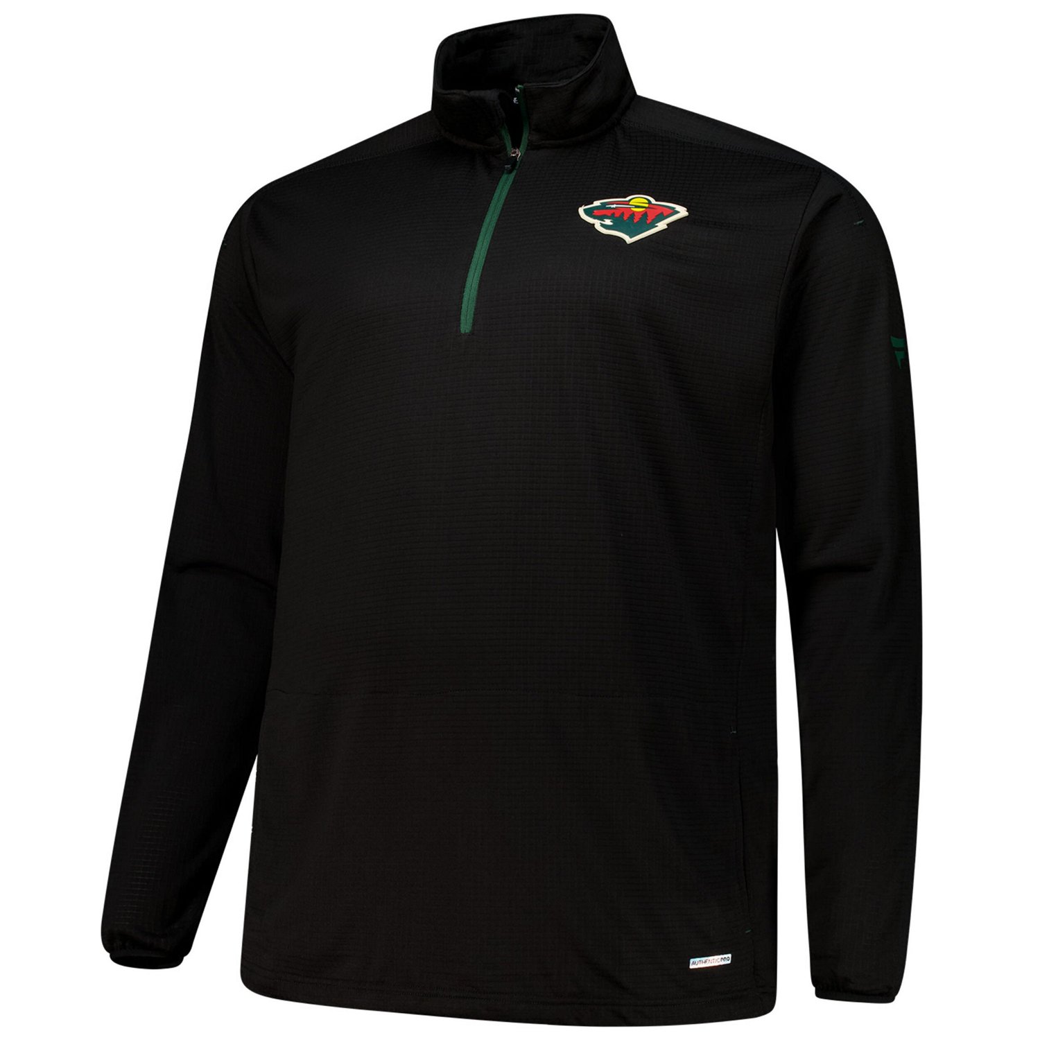 Fanatics Minnesota Wild Big  Tall Authentic Pro Quarter-Zip Top