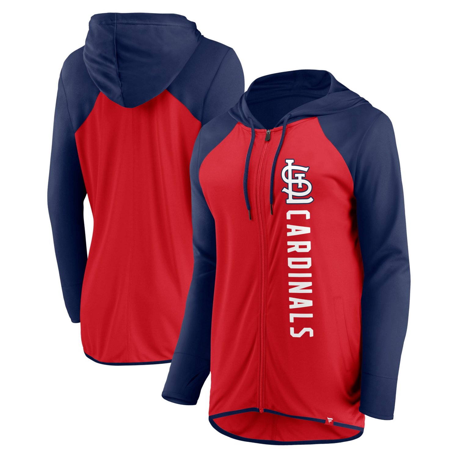 Fanatics Navy St Louis Cardinals Forever Fan Full-Zip Hoodie Jacket