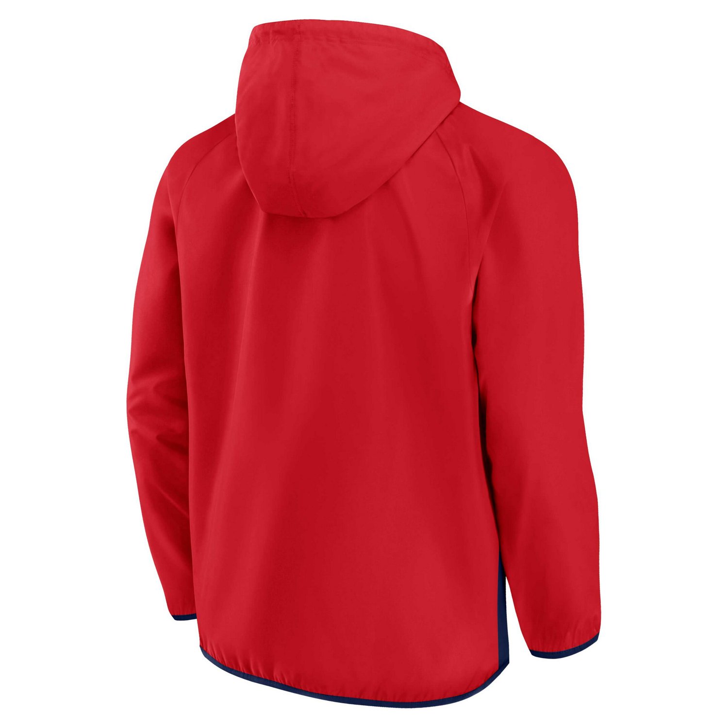 Fanatics /Navy Washington Capitals Backhand Shooter Defender Anorak Raglan Hoodie Quarter-Zip Jacket                             - view number 3