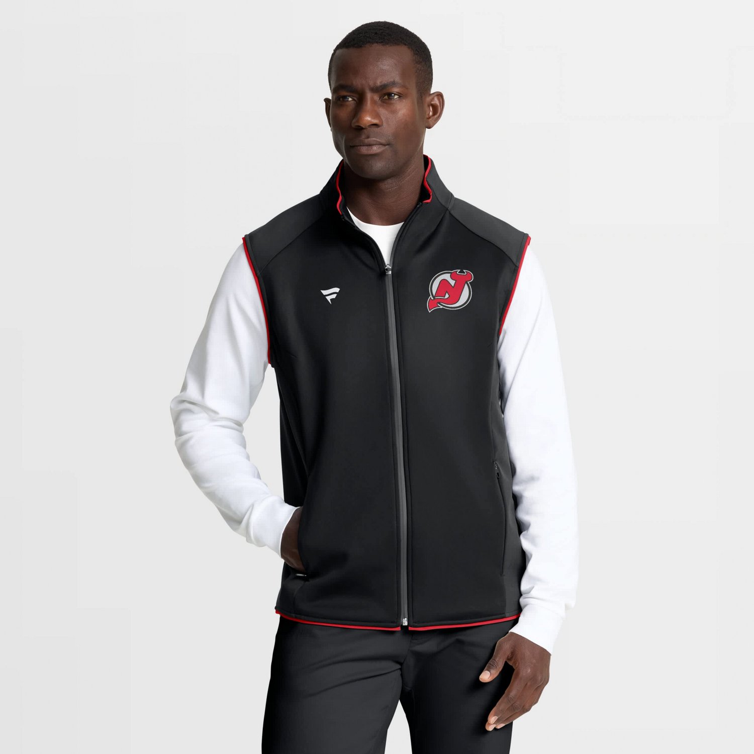 Fanatics New Jersey Devils Authentic Pro Rink Full-Zip Vest