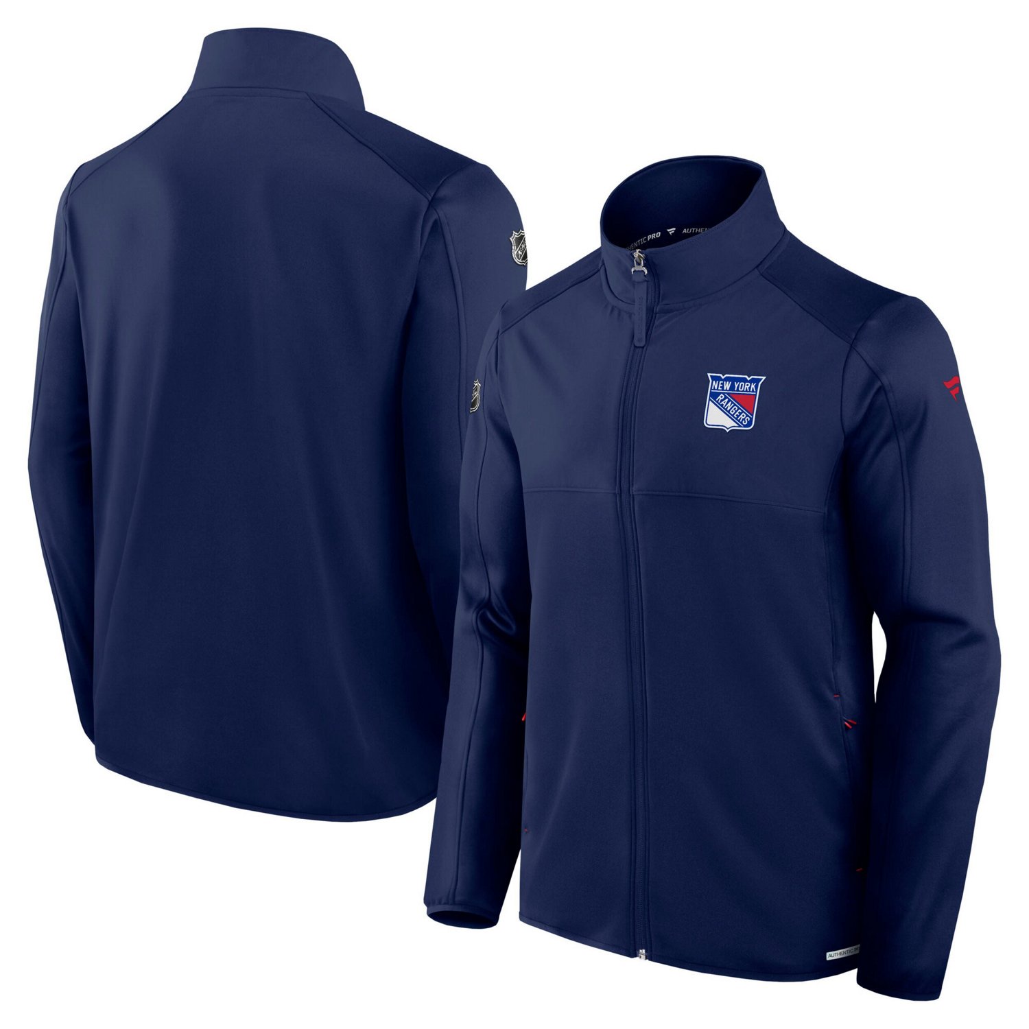 Fanatics New York Rangers Authentic Pro Rink Fleece Full-Zip Jacket