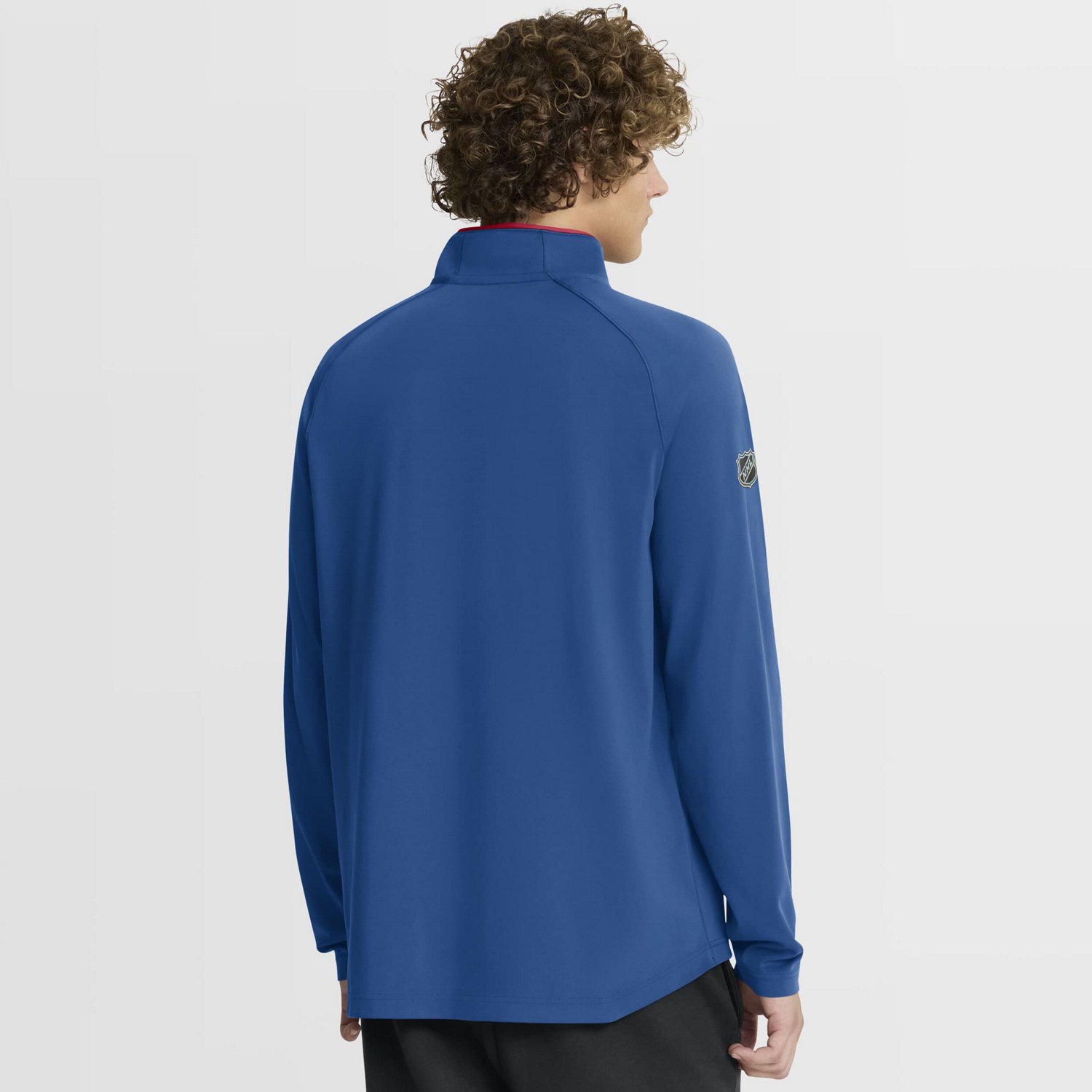 Fanatics New York Rangers Authentic Pro Rink Training Centennial Raglan Quarter-Zip Pullover - view number 2