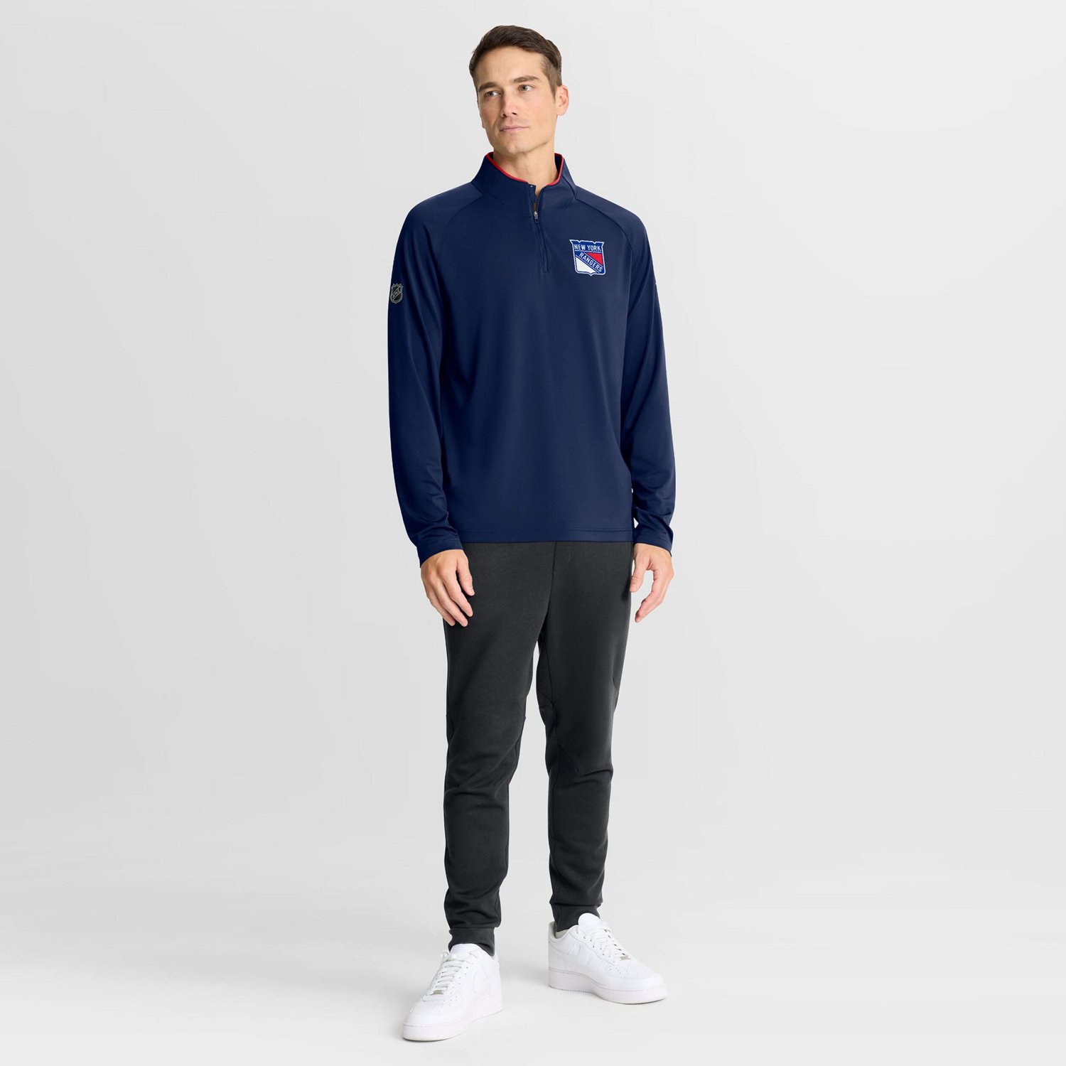Fanatics New York Rangers Authentic Pro Rink Training Quarter-Zip Pullover - view number 3