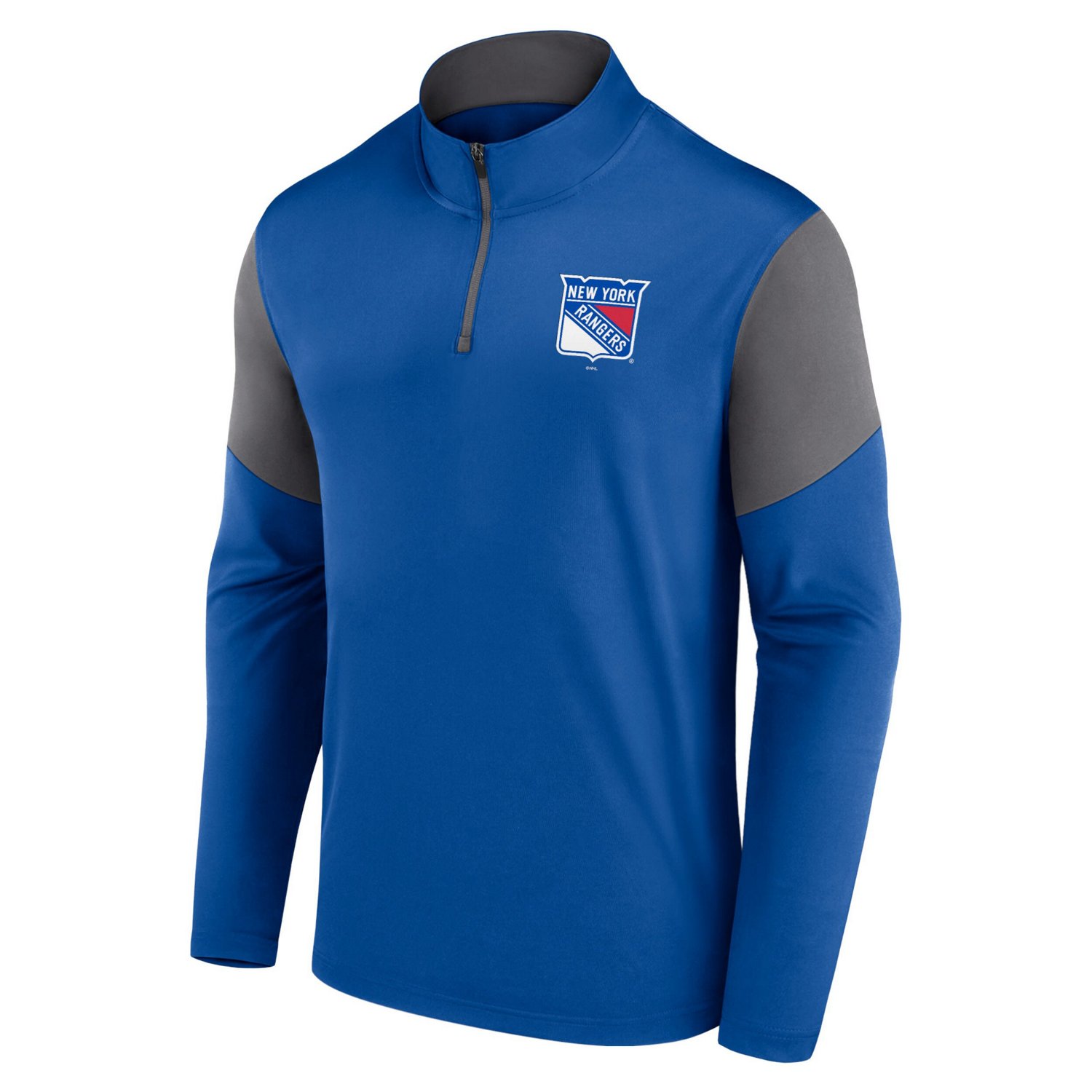 Fanatics New York Rangers Logo Quarter-Zip Top                                                                                   - view number 2