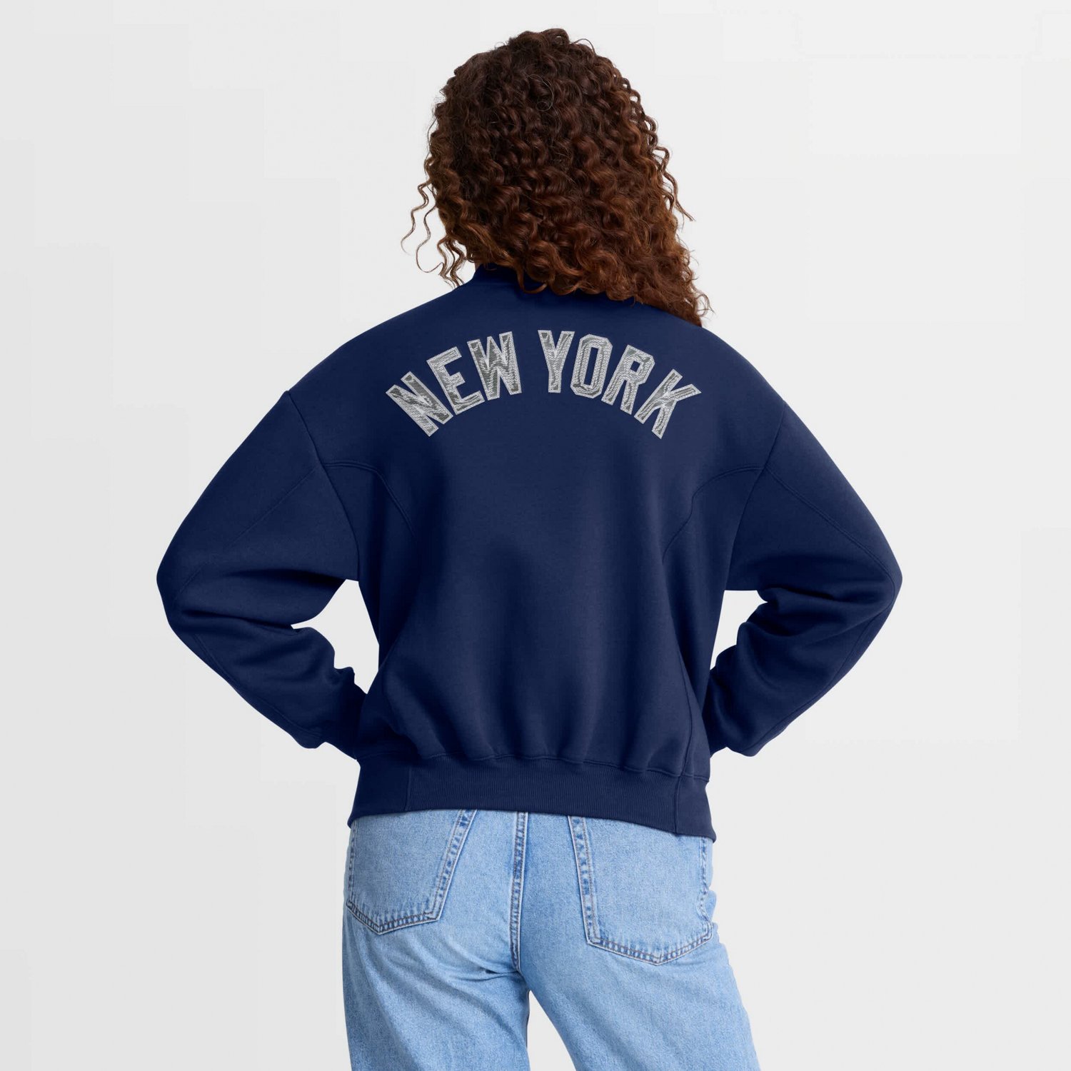 Fanatics New York Yankees Oversized Rage Against Full-Zip Jacket - view number 4