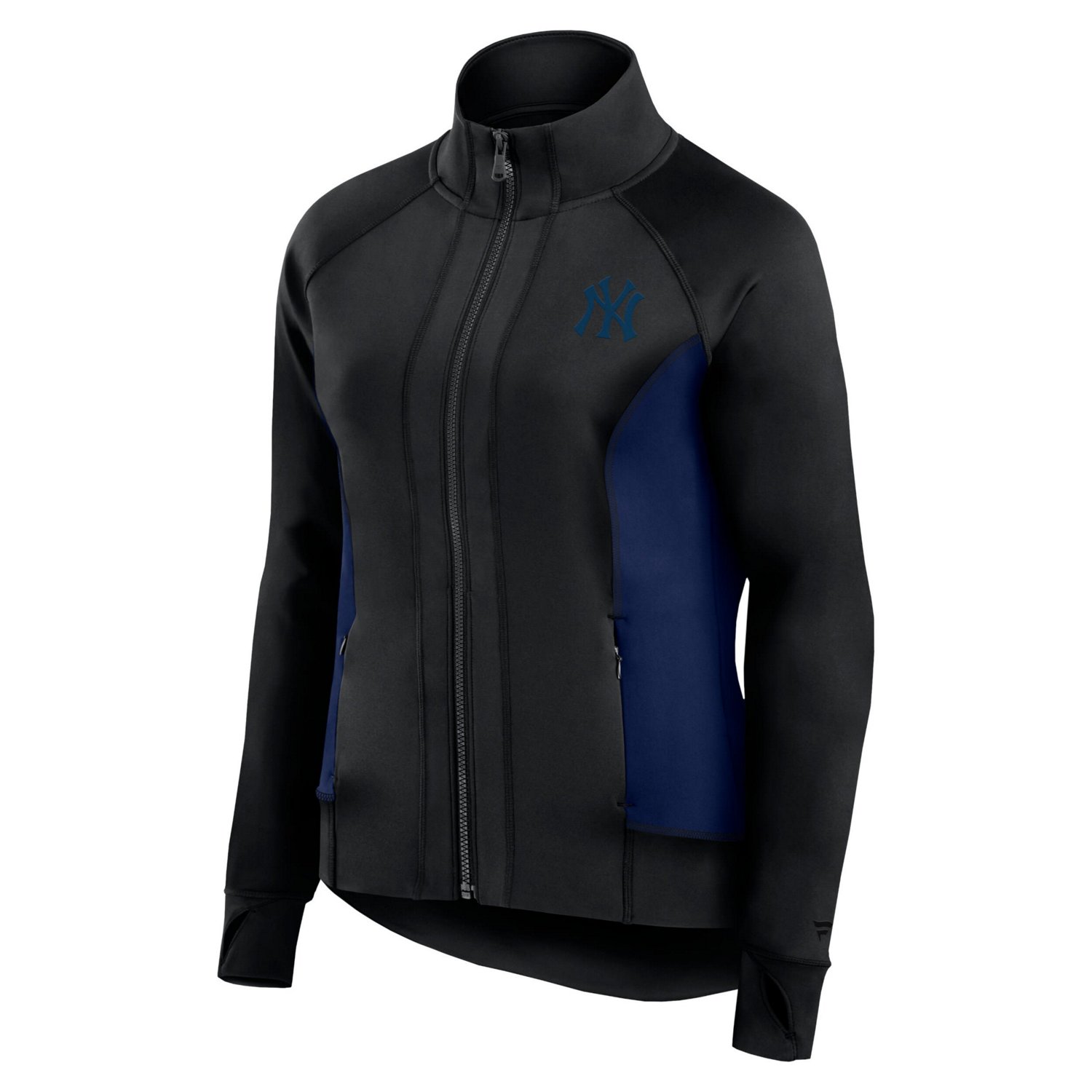 Fanatics New York Yankees Studio Fitted Full-Zip Gym Track Jacket - view number 2