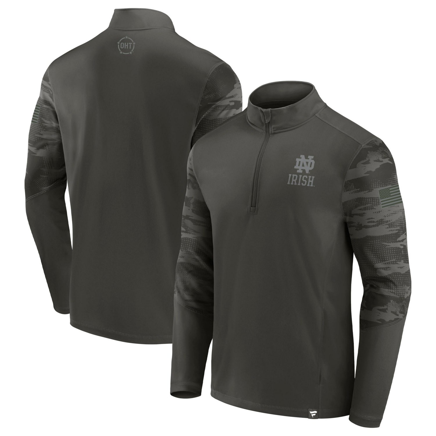 Fanatics Notre Dame Fighting Irish OHT Military Appreciation Guardian Quarter-Zip Top