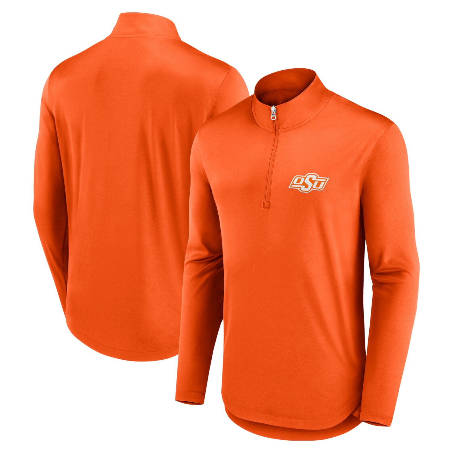 Fanatics Oklahoma State Cowboys Quarterback Mock Neck Quarter-Zip Top - view number 1
