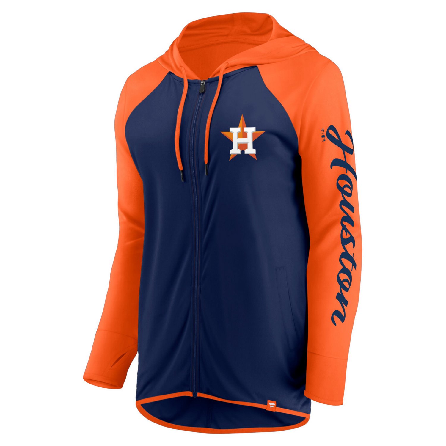 Fanatics Orange Houston Astros Script Sleeve Full-Zip Hoodie - view number 2