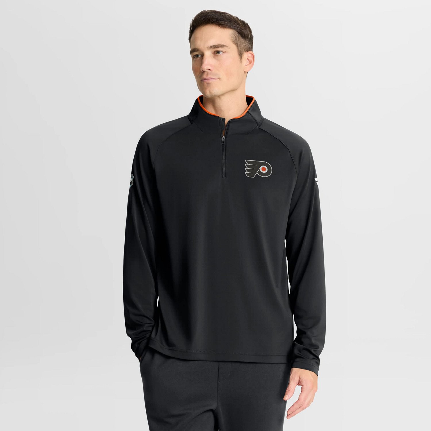 Fanatics Philadelphia Flyers Authentic Pro Rink Training Quarter-Zip Pullover