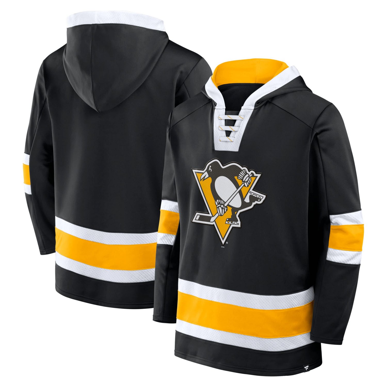 Fanatics Pittsburgh Penguins Inside Line Fleece Pullover Hoodie
