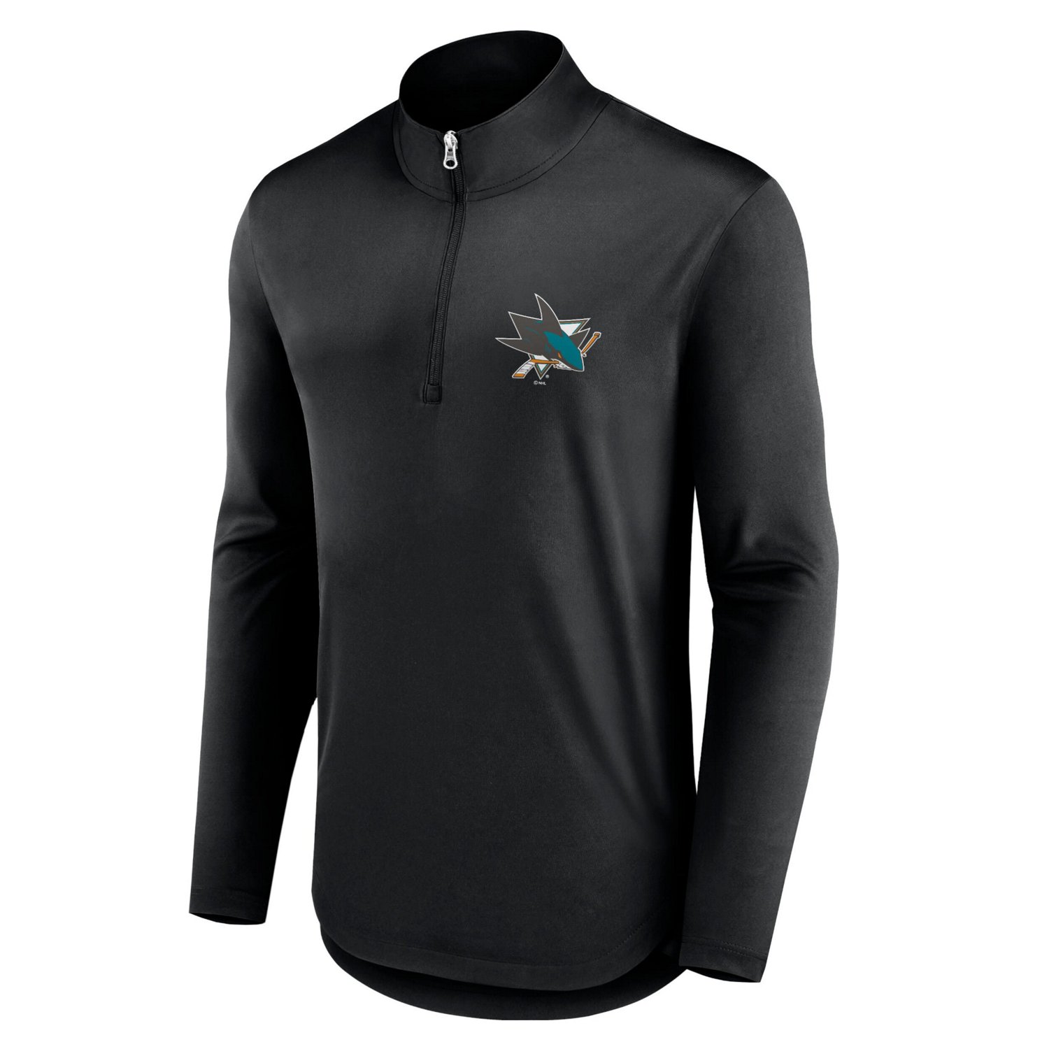 Fanatics San Jose Sharks Mock Neck Quarter-Zip Top                                                                               - view number 2