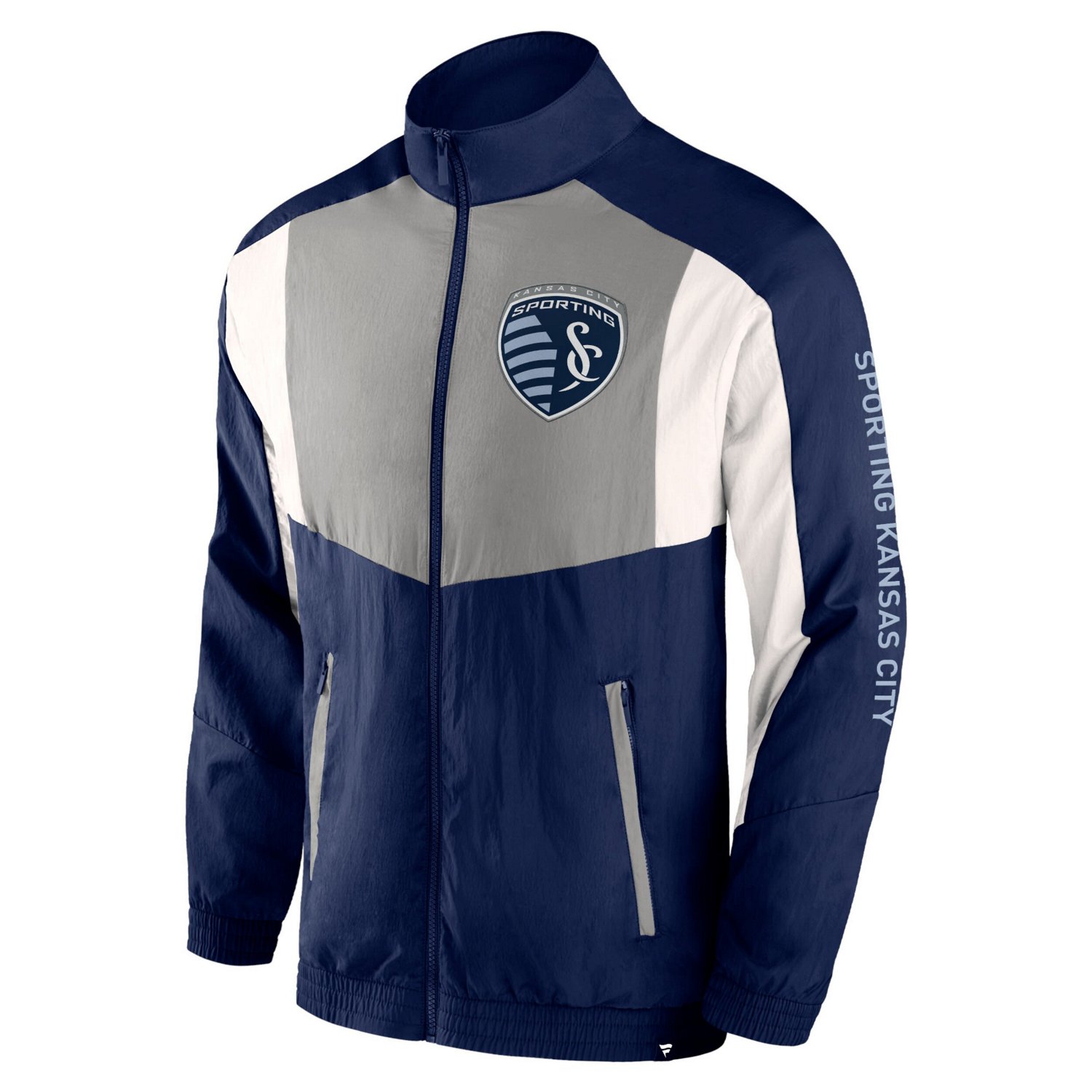 Fanatics Sporting Kansas City Net Goal Raglan Full-Zip Track Jacket - view number 2