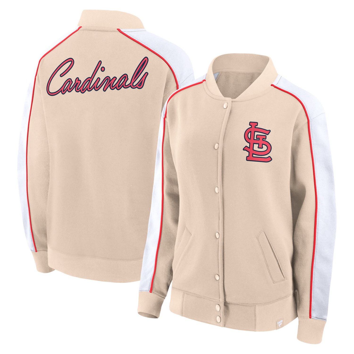 Fanatics St Louis Cardinals Luxe Lounge Full-Snap Jacket - view number 1