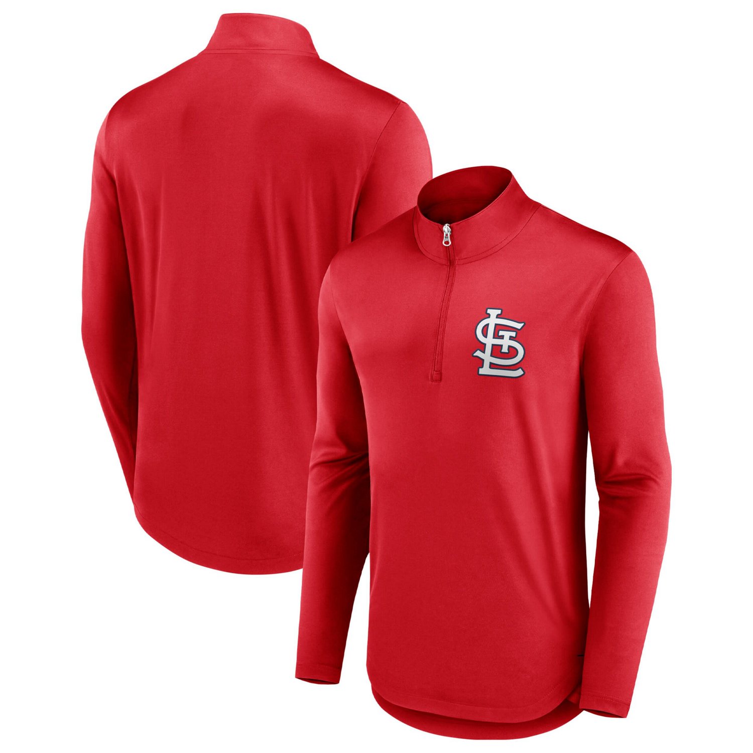 Fanatics St Louis Cardinals Tough Minded Lightweight Quarter-Zip Pullover