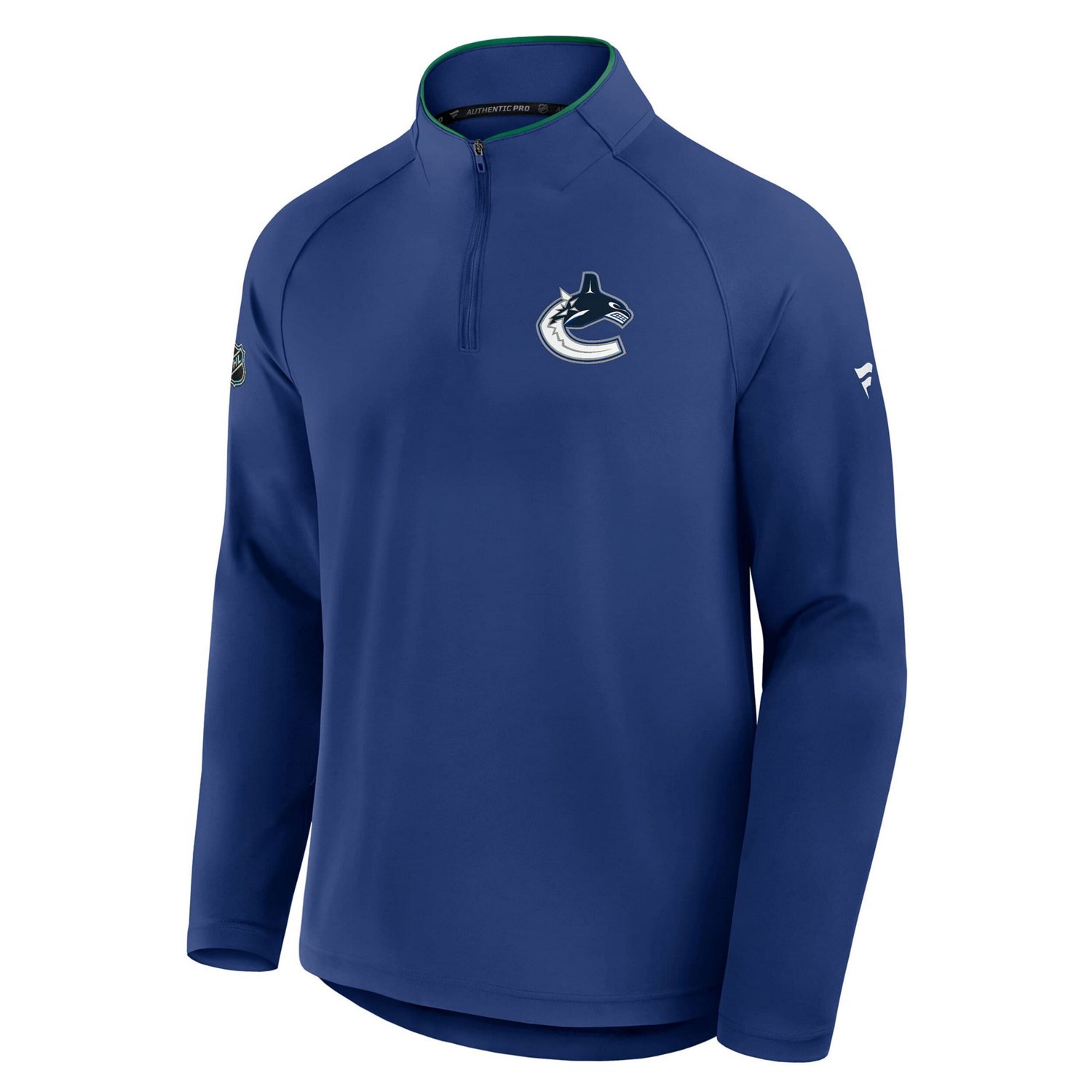Fanatics Vancouver Canucks Authentic Pro Rink Training Quarter-Zip Pullover - view number 4