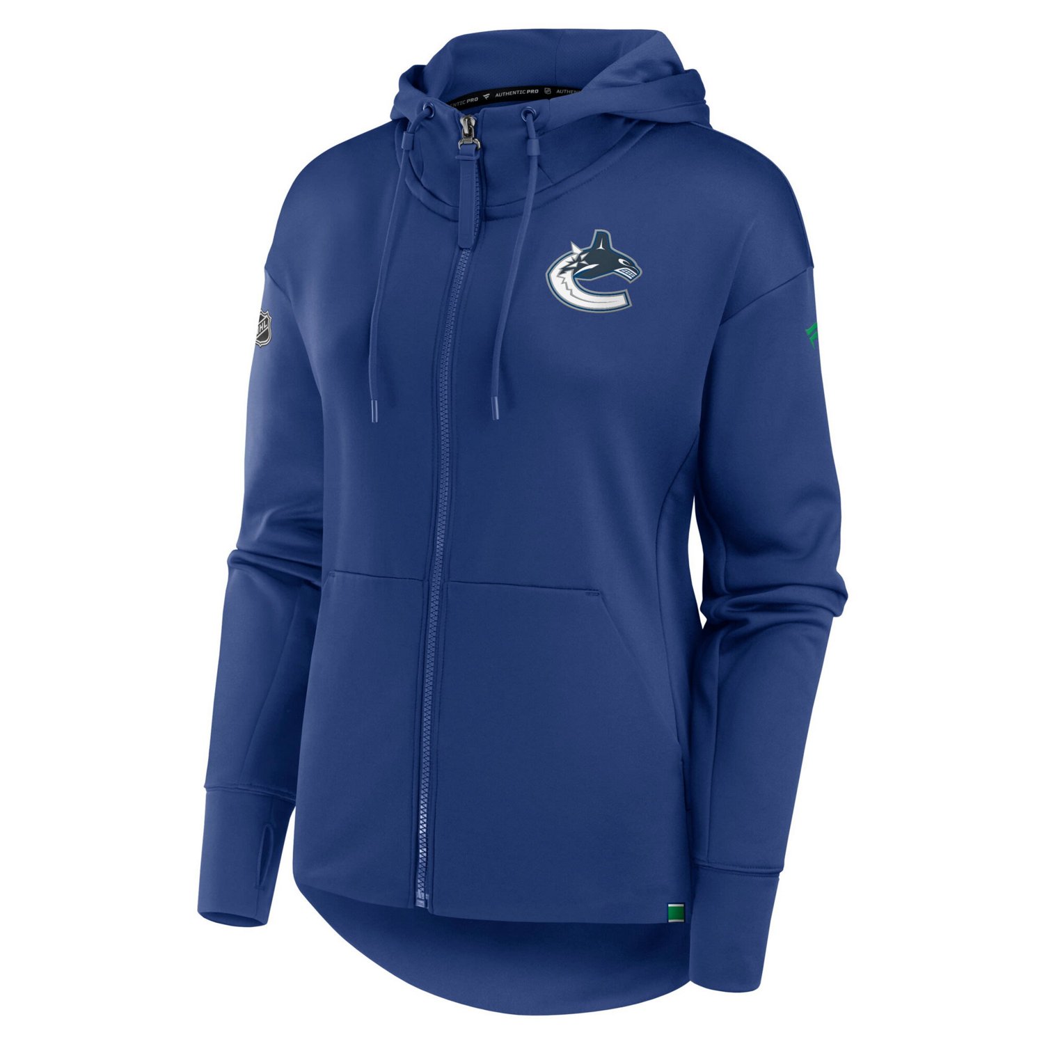 Fanatics Vancouver Canucks Authentic Pro Scuba Full-Zip Hoodie                                                                   - view number 2