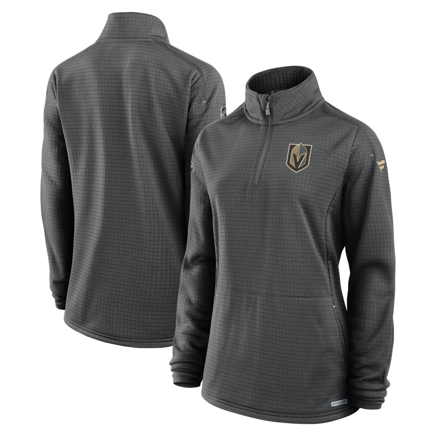 Fanatics Vegas Golden Knights Authentic Pro Rink Lightweight Quarter-Zip Pullover Top                                            - view number 1