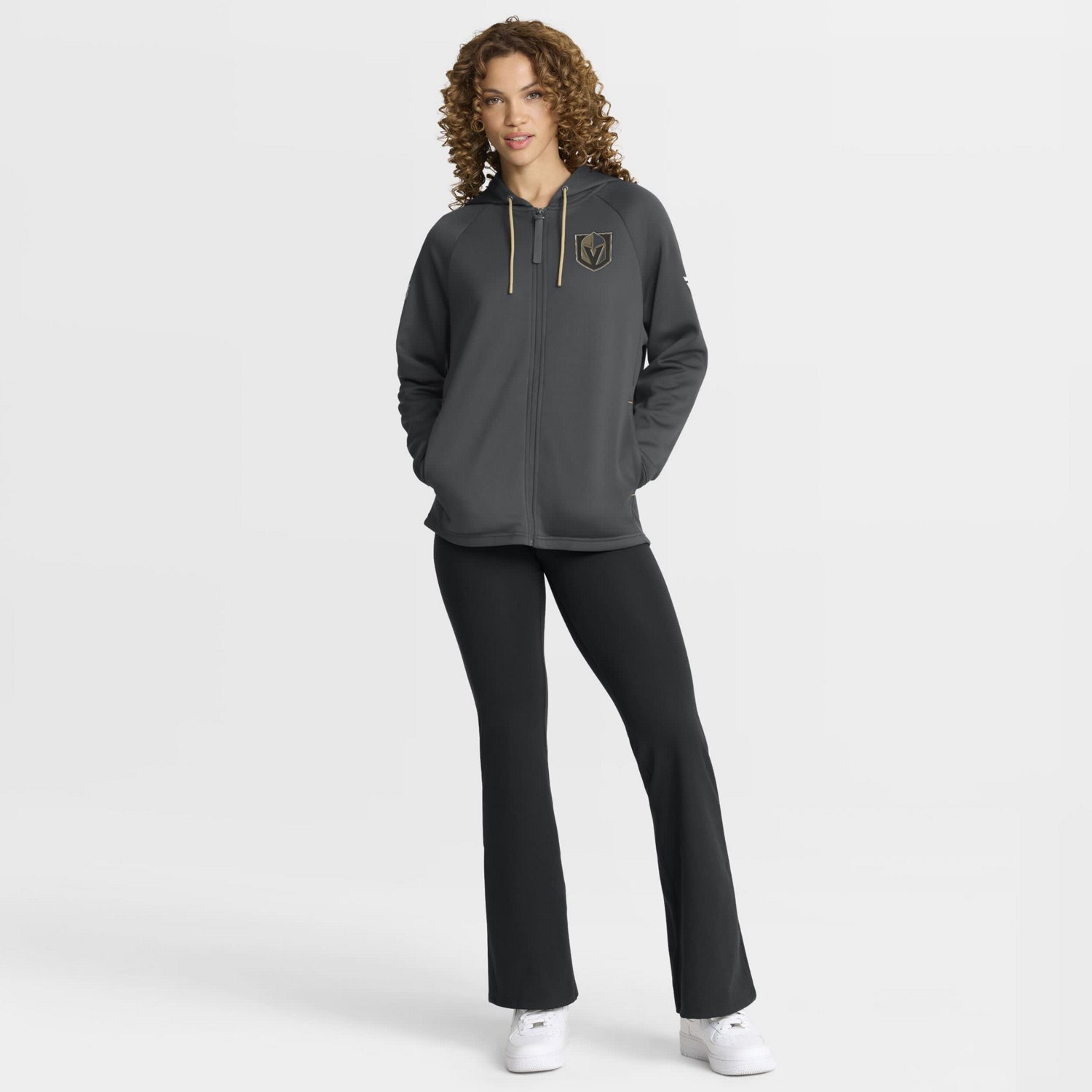 Fanatics Vegas Golden Knights Authentic Pro Rink Raglan Full-Zip Hoodie - view number 3