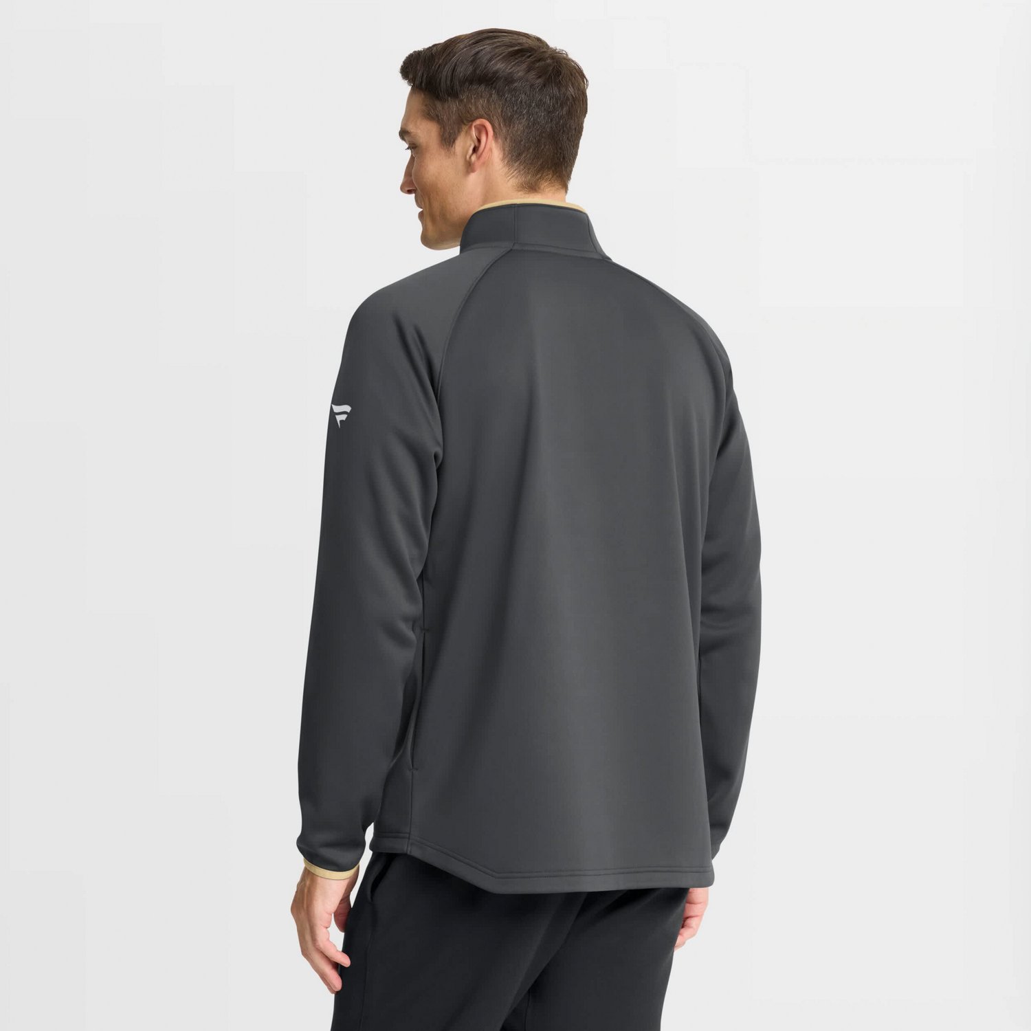 Fanatics Vegas Golden Knights Authentic Pro Rink Raglan Quarter-Zip Pullover - view number 2